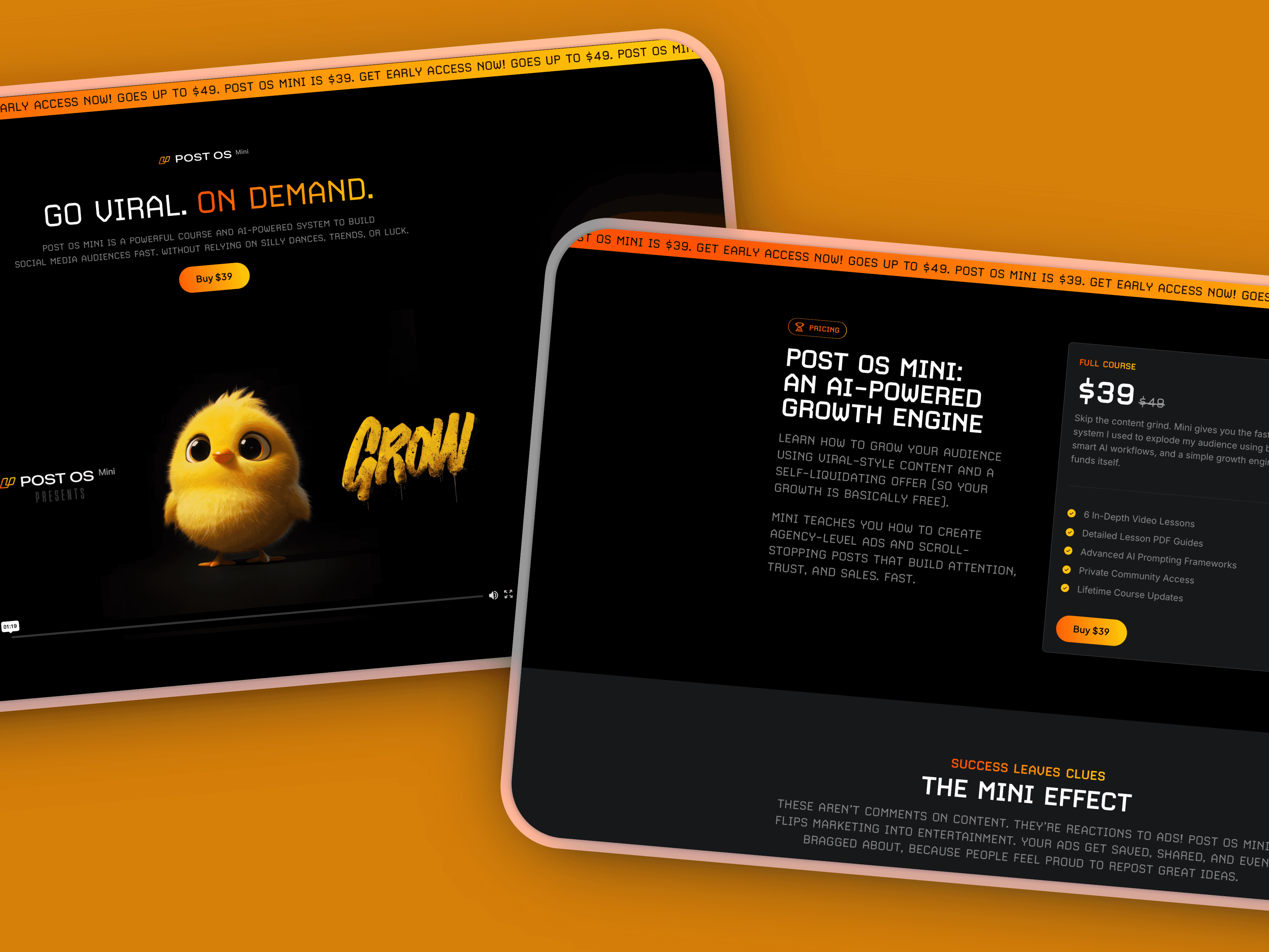 Post OS Mini JT Cloutier Postos.io/mini PixlForm Design and Development Framer Agency