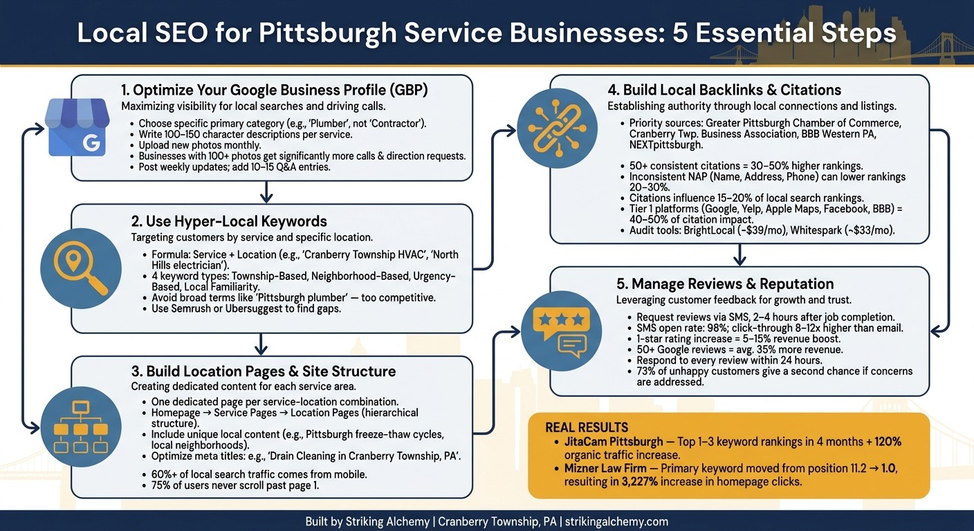 Local SEO for Pittsburgh Service Businesses: 5-Step Framework