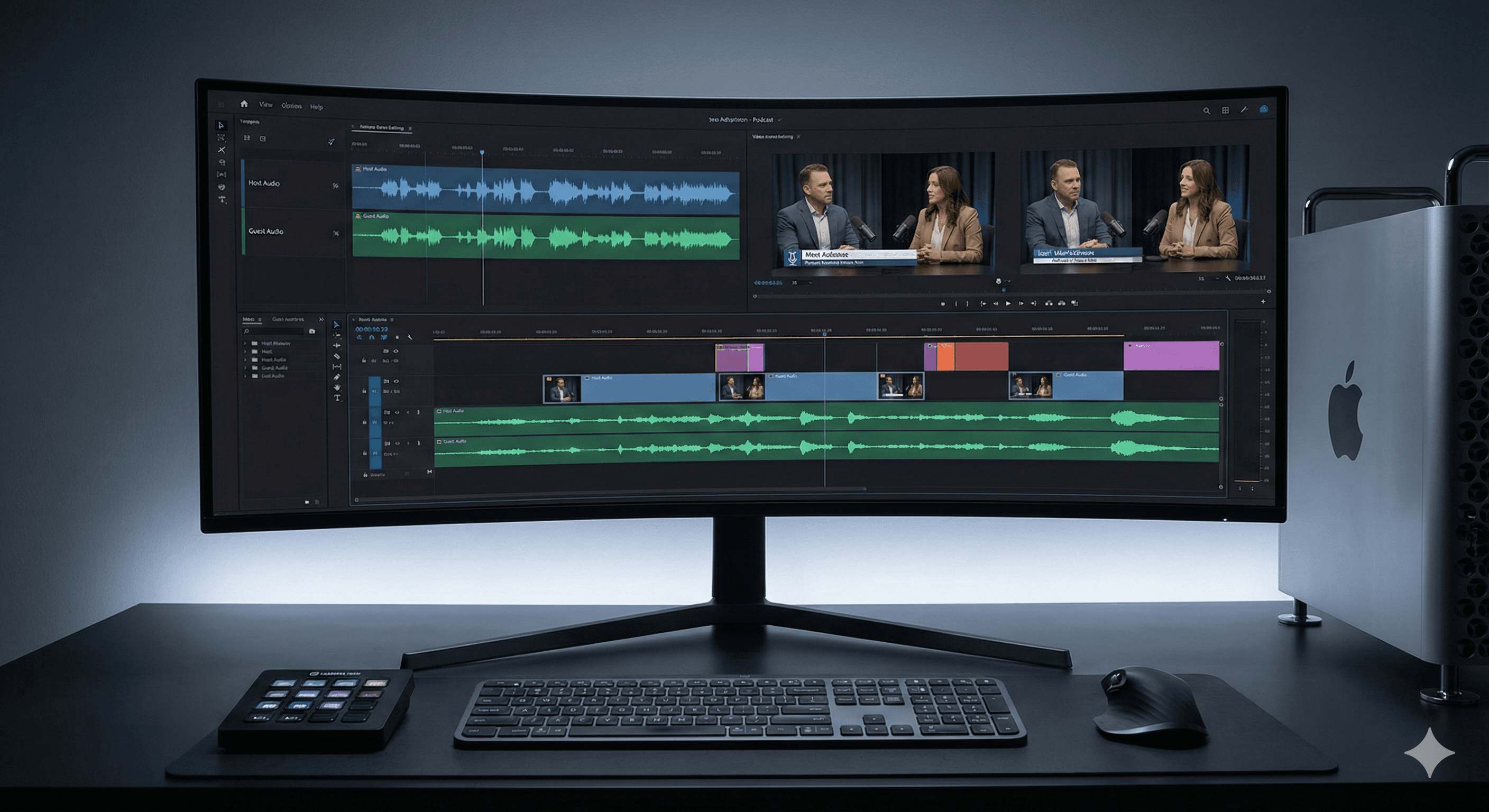 Podcast Editing Interface