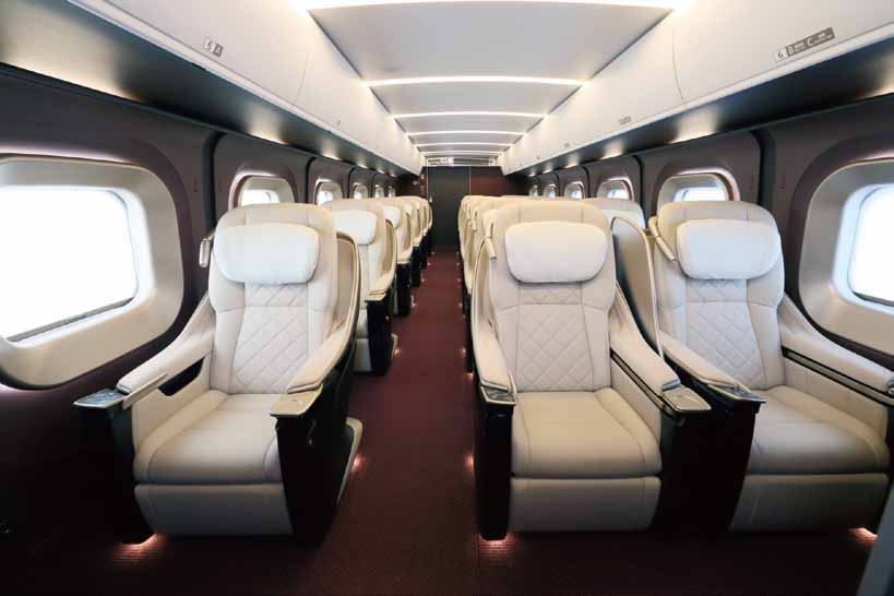 JR East GranClass premium rail interior
