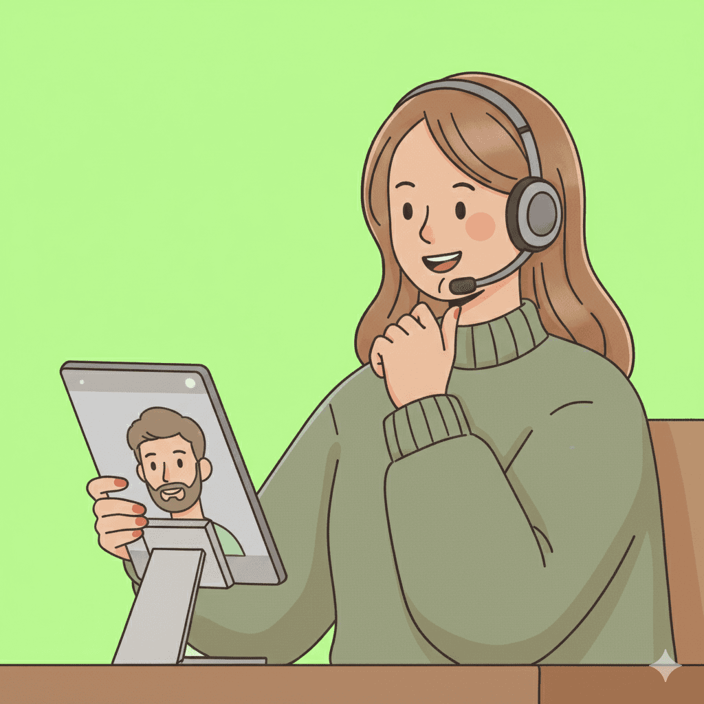 Contact Us Illustration Image