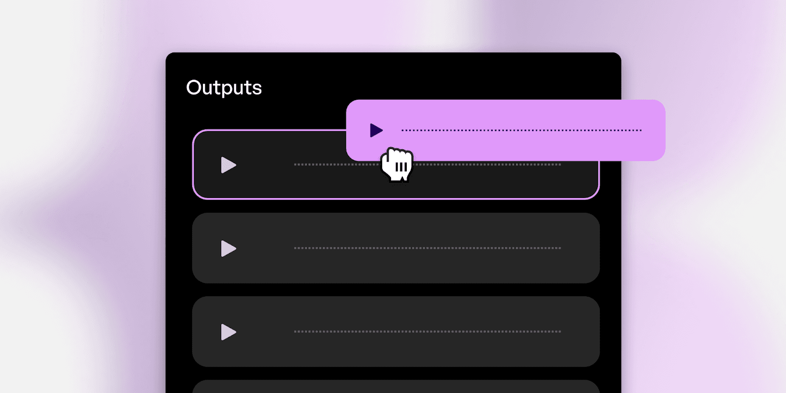 Graphic demonstrating file drag and drop functionality