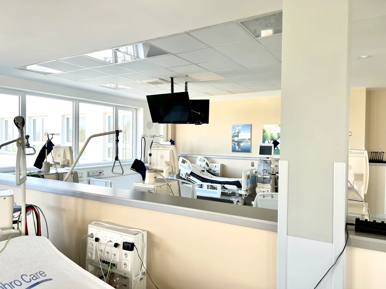 Renovace stěn ve zdravotnickém zařízení