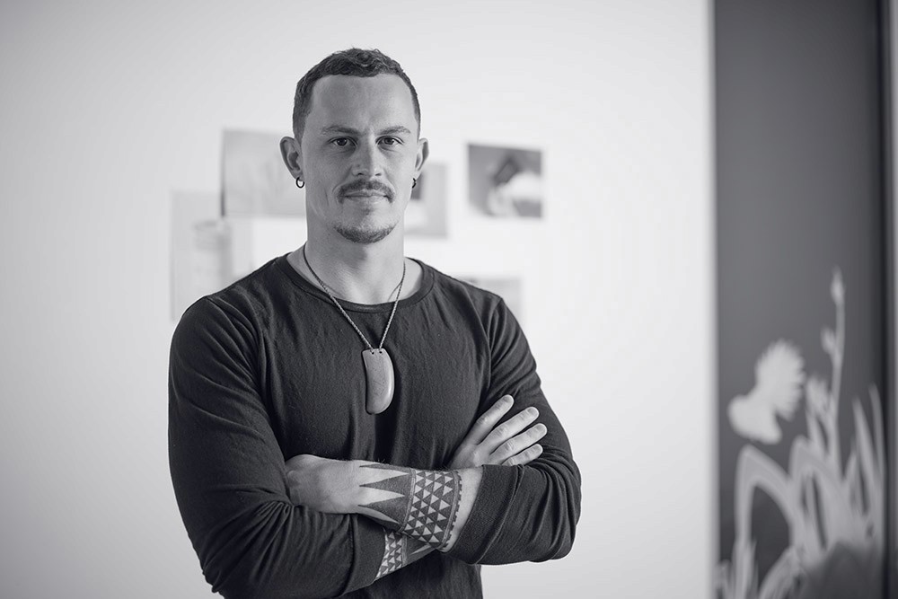 Taides brand photography by Kyttn. Portrait phtography in office.