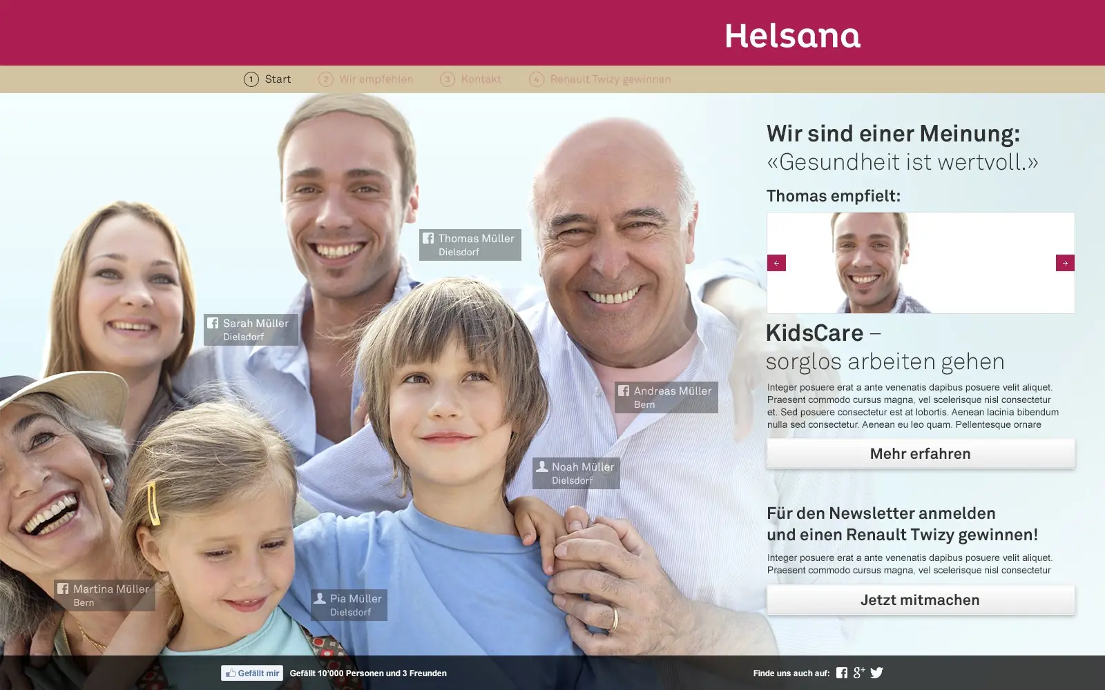 Helsana – Start