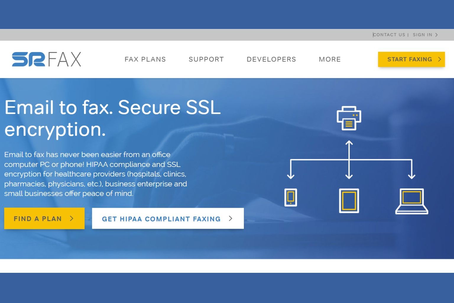  SRFax Website