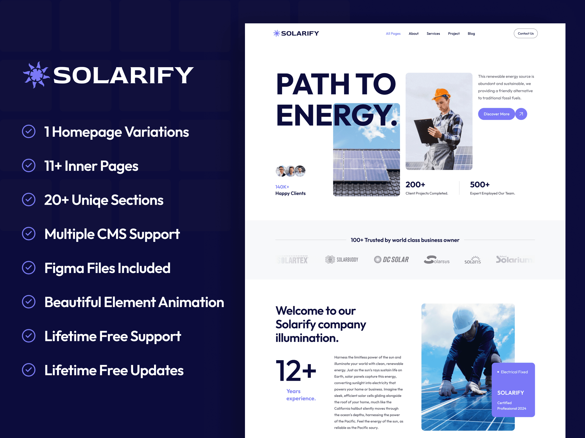 solarify framer template