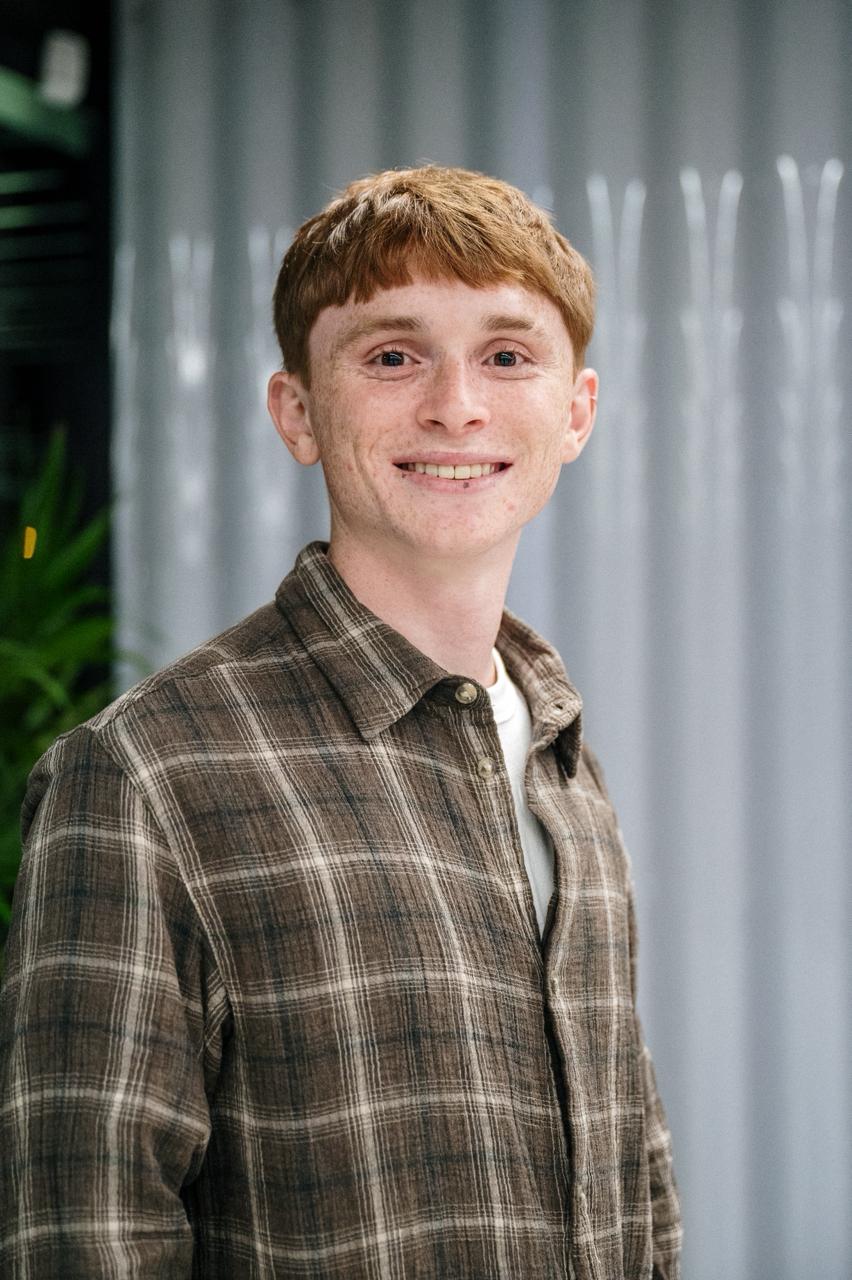 Black and white portrait of a man