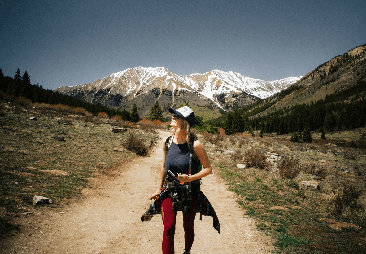 Mulher posando pra foto