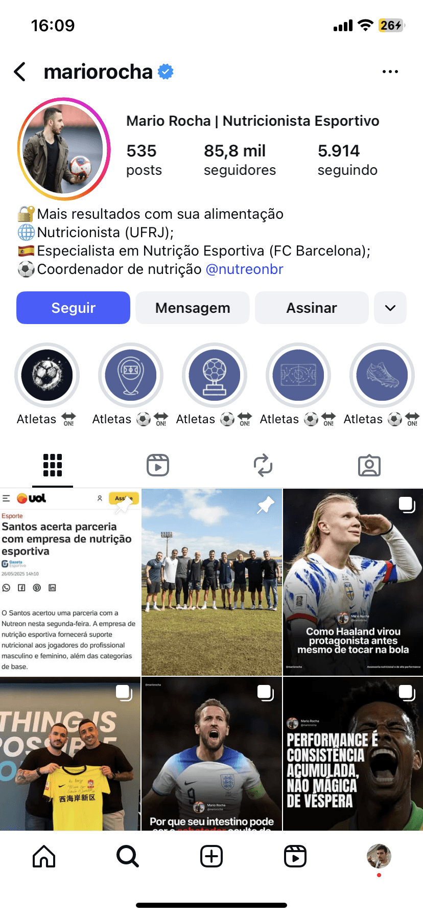 Perfil @hollyfield.ia