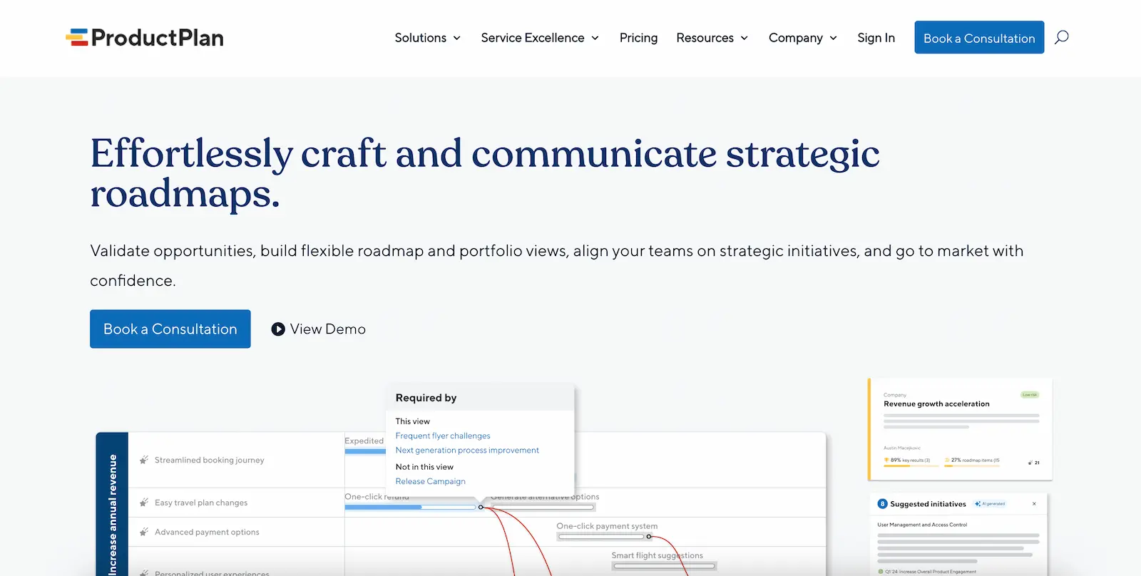 product plan homepage