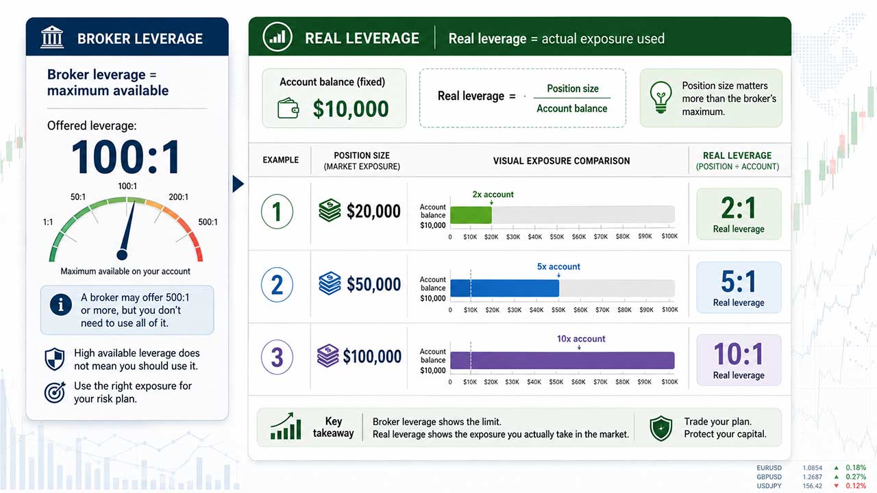 Margin-Based Leverage vs Real Forex Leverage