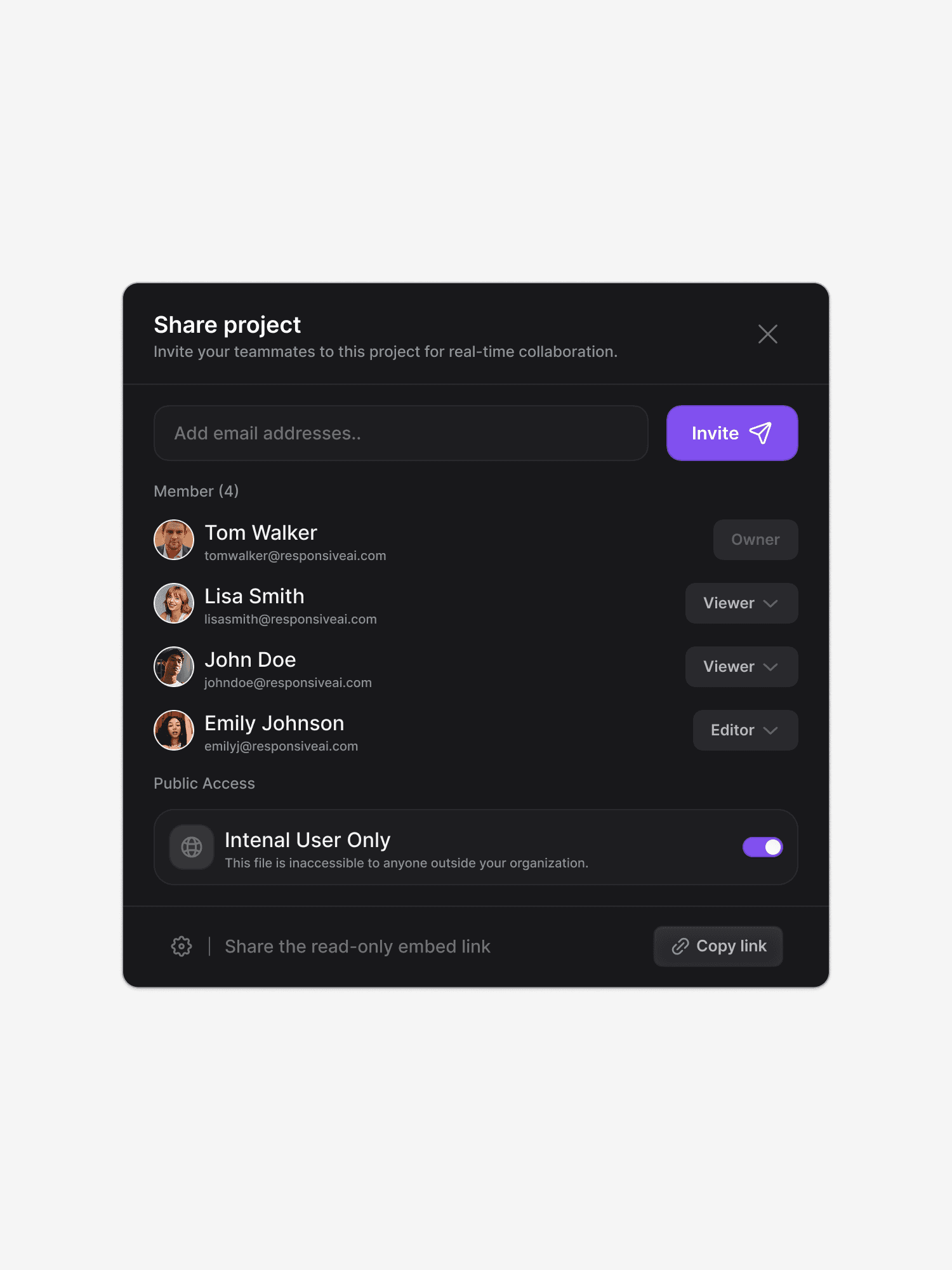 Explore menu interface with labeled icons for Blog, Brand Assets, FAQ, and Help & Support, featuring a minimalist design with distinct color-coded symbols for easy navigation.