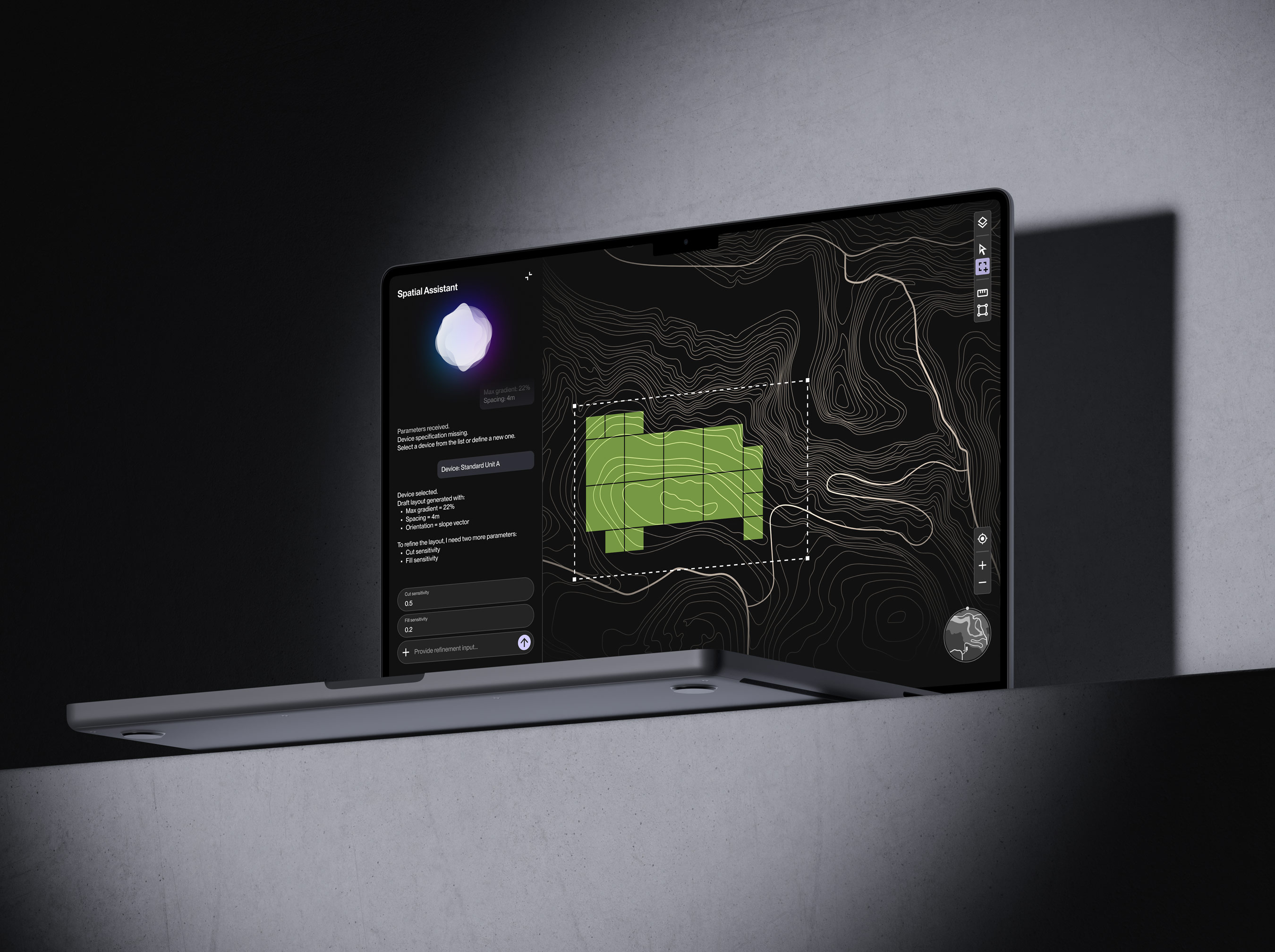 Cover image of a cloud platform for management, visualization and analysis of marine big data.