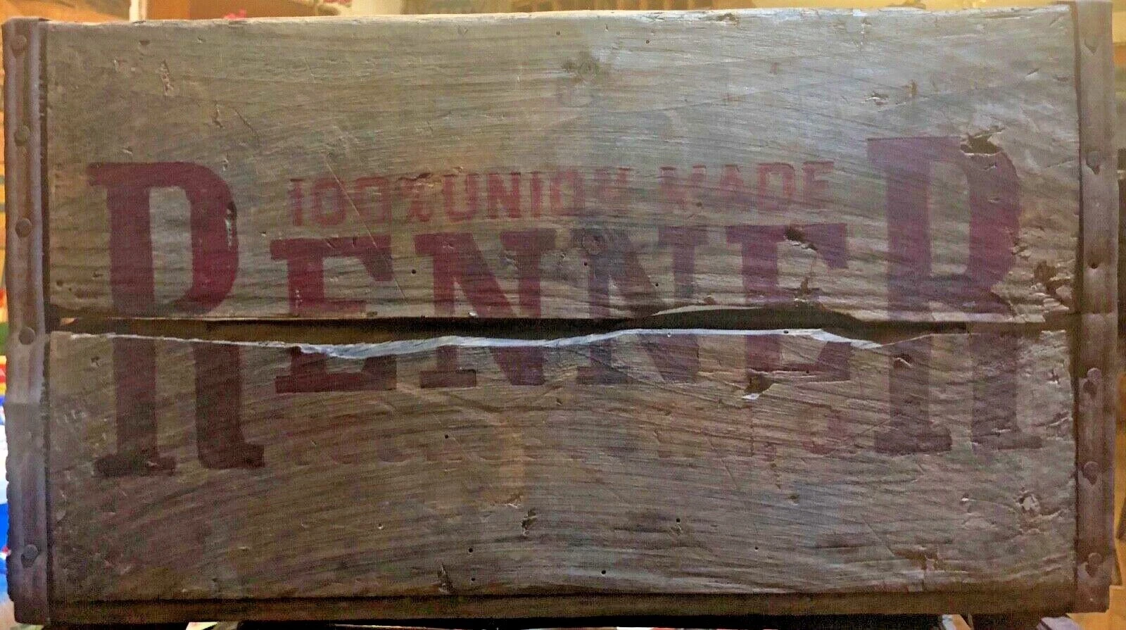 Vintage Renner Beer crate selected as a deeply personalized gift