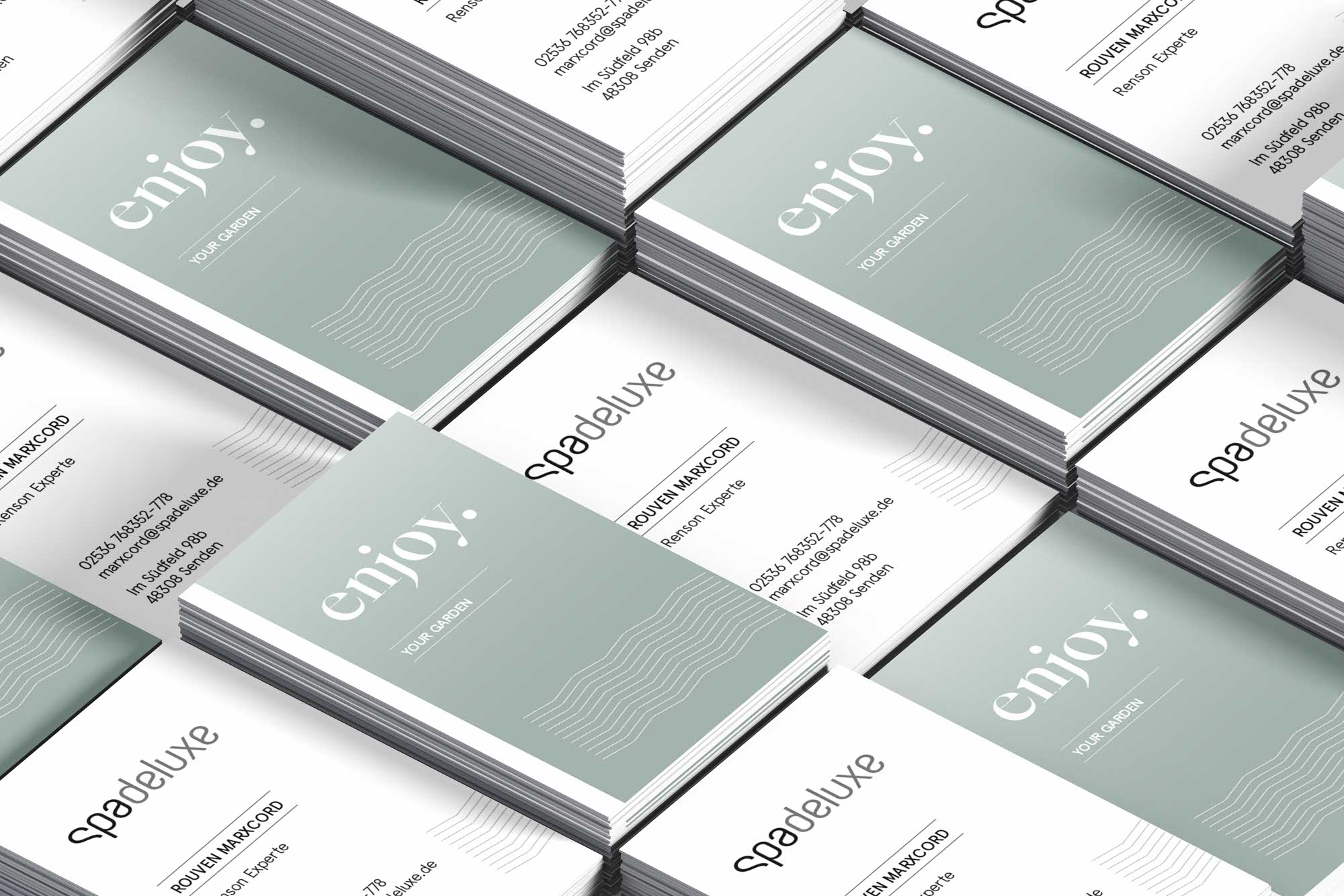 Design für Spadeluxe – luxuriöses Erscheinungsbild mit Ruhe und Klarheit
