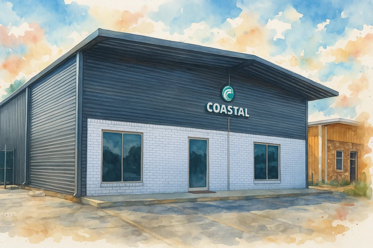 Coastal Threads located in Baton Rouge, La. A water based screen print and embroidery shop.