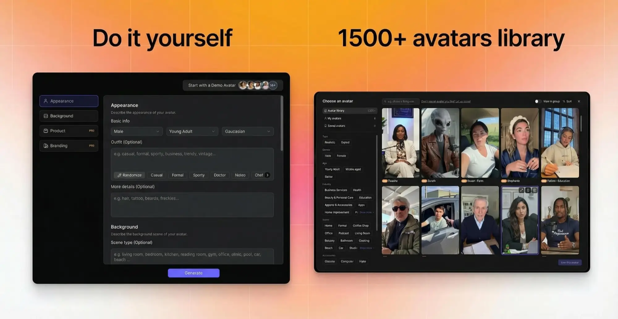 Do it yorself from avatar library