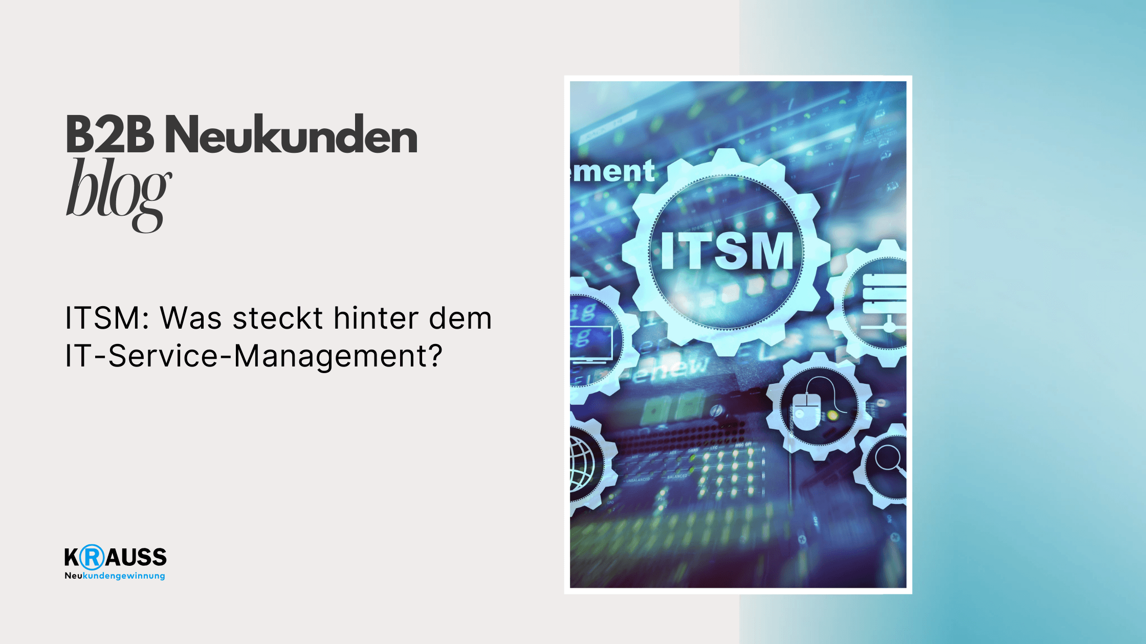 ITSM: Was steckt hinter dem IT-Service-Management?