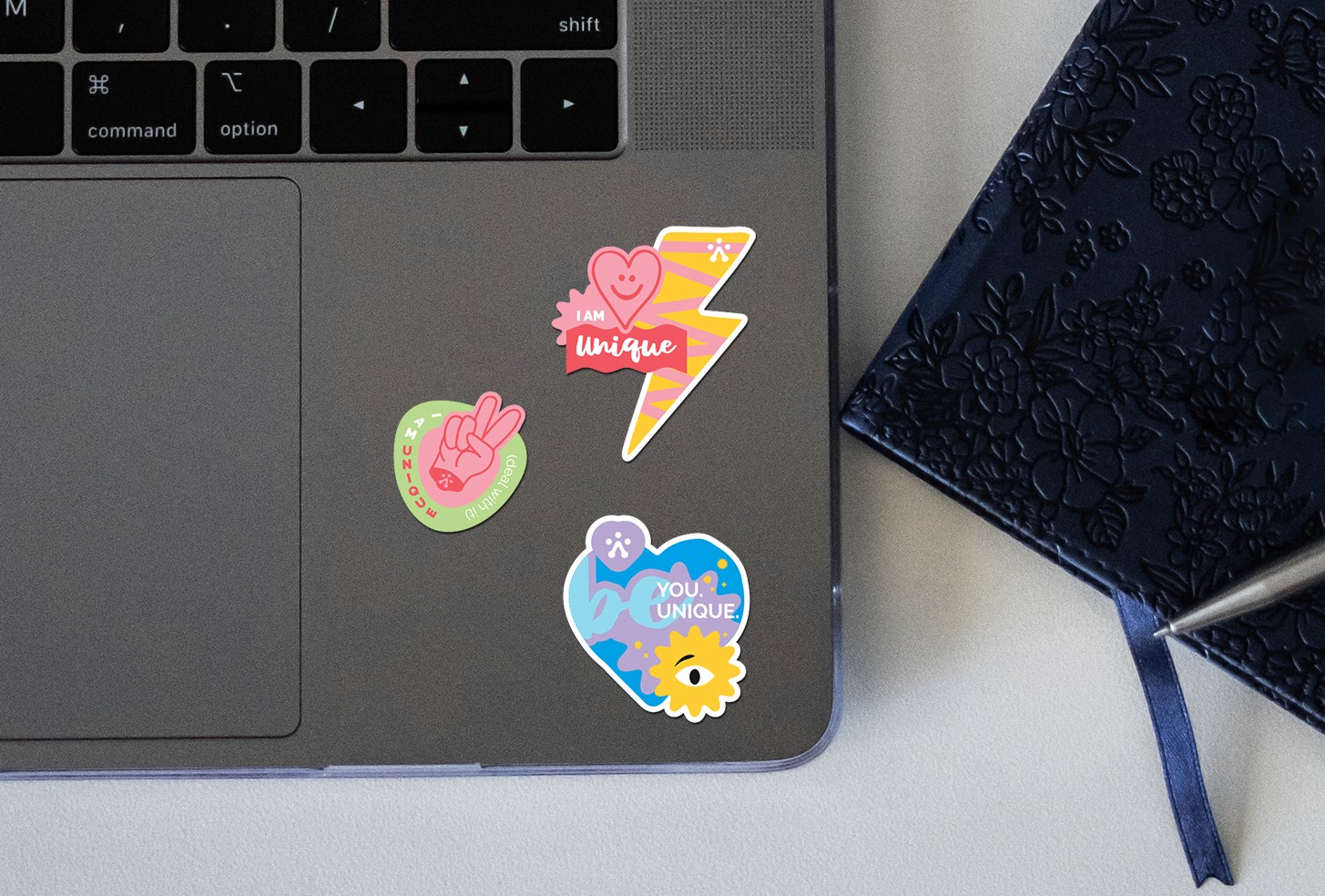 Image of the sticker designs for Unique