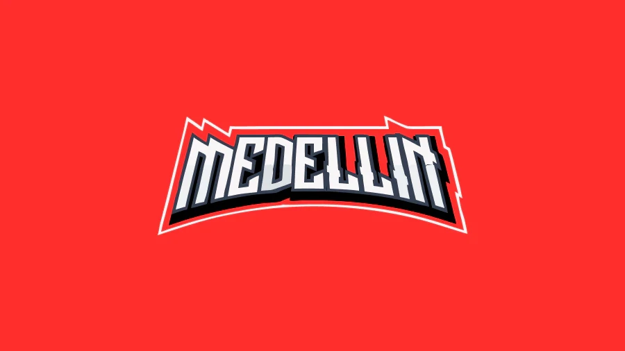 Layout do site da Medellin Games projetado pela Wama