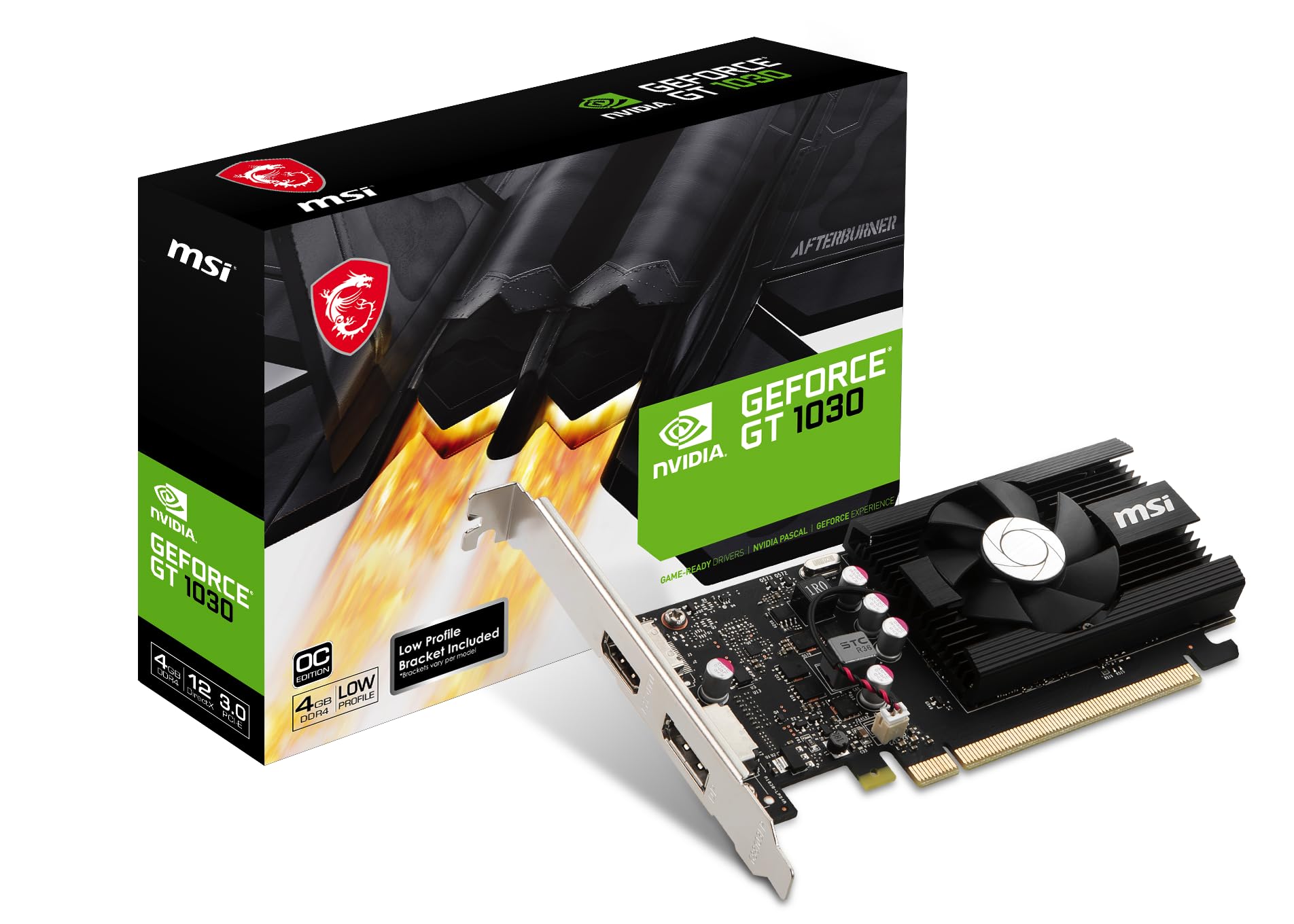 If you’re more of a Nvidia kind of person, the GeForce GT 1030 comes at a similar price to the Radeon above and will fit the needs of Blender beginners pretty well.