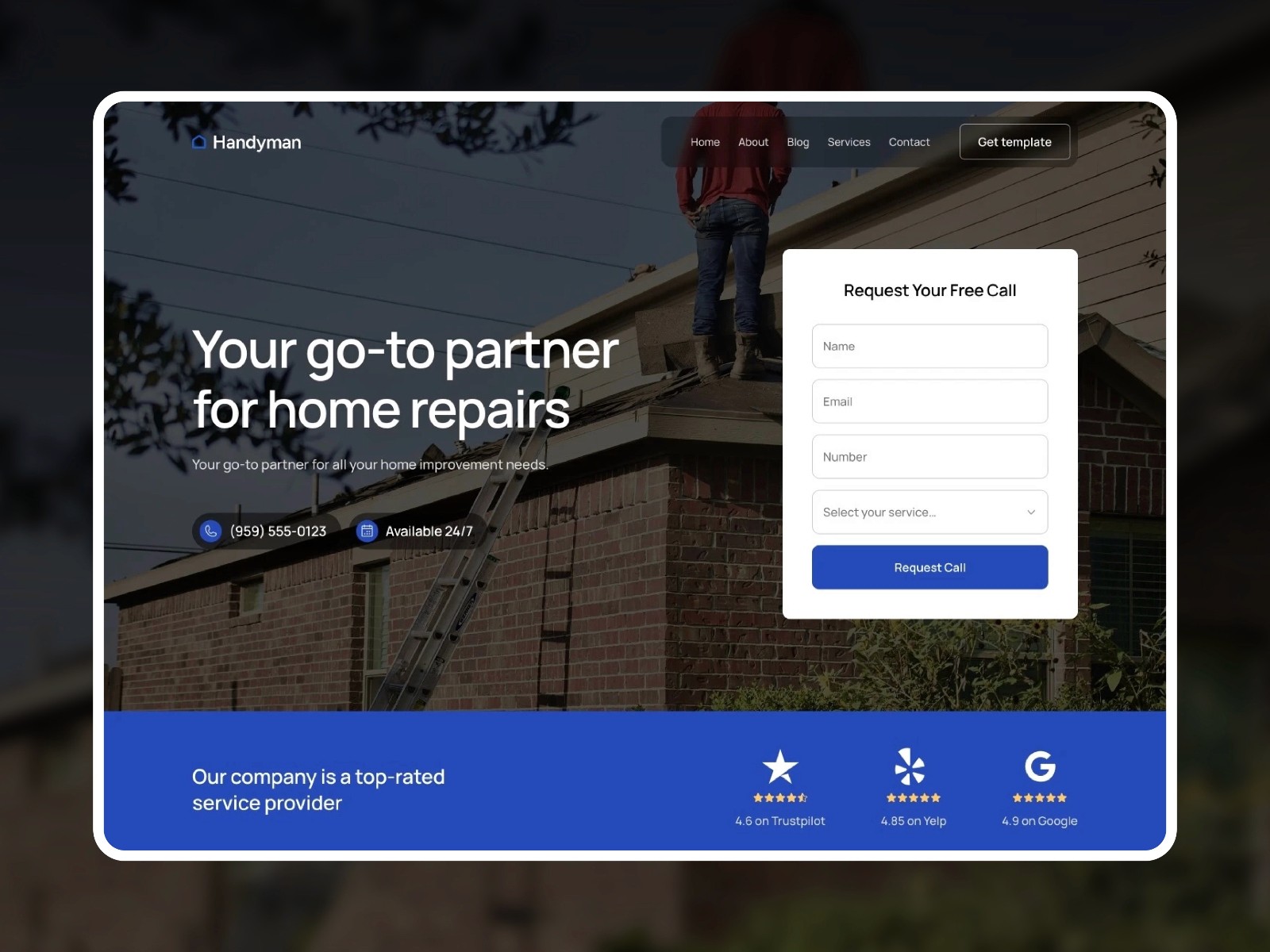 Handyman — 现代动效创意机构官网设计灵感
