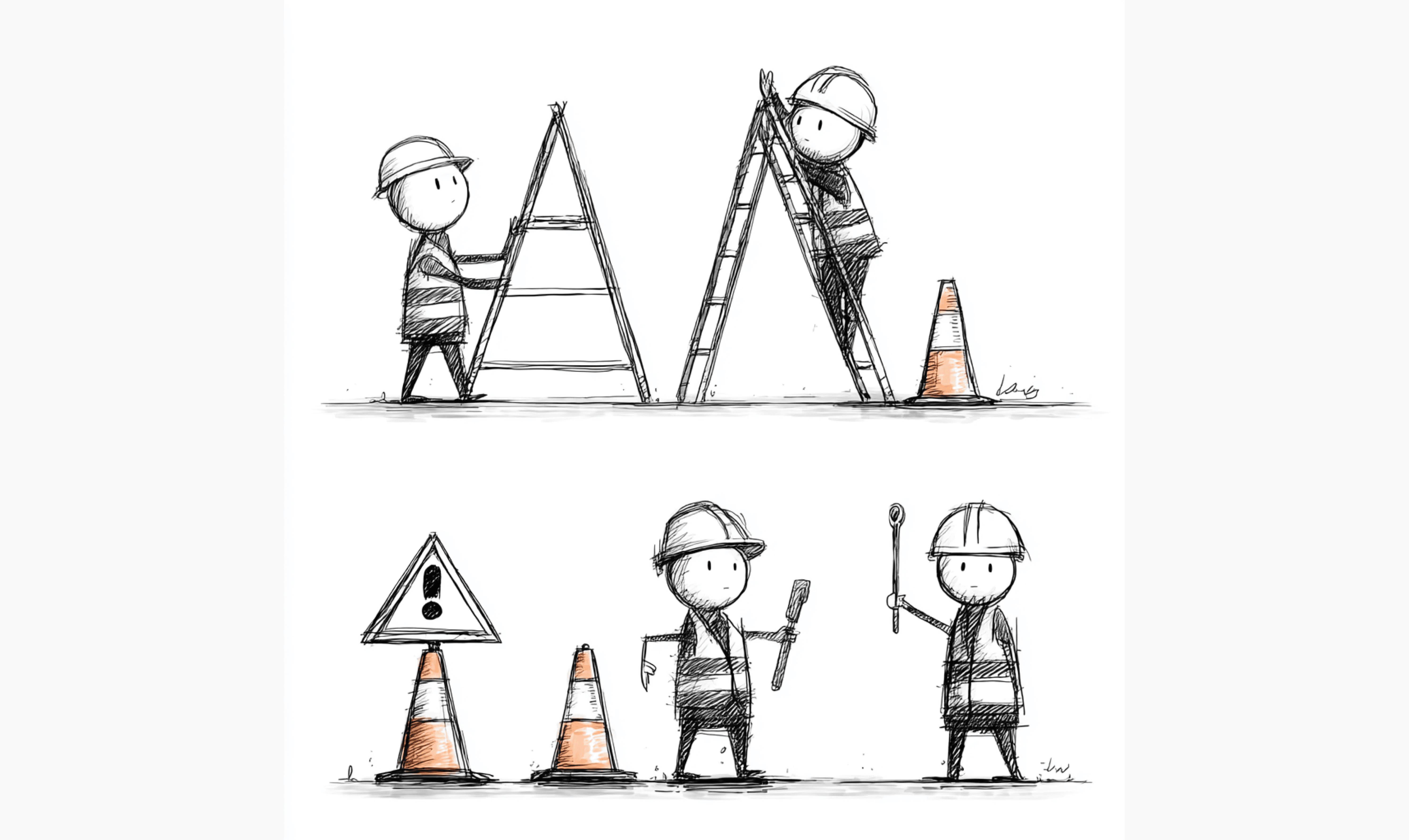 확정된 견적서에 따라 공사 중인 모습