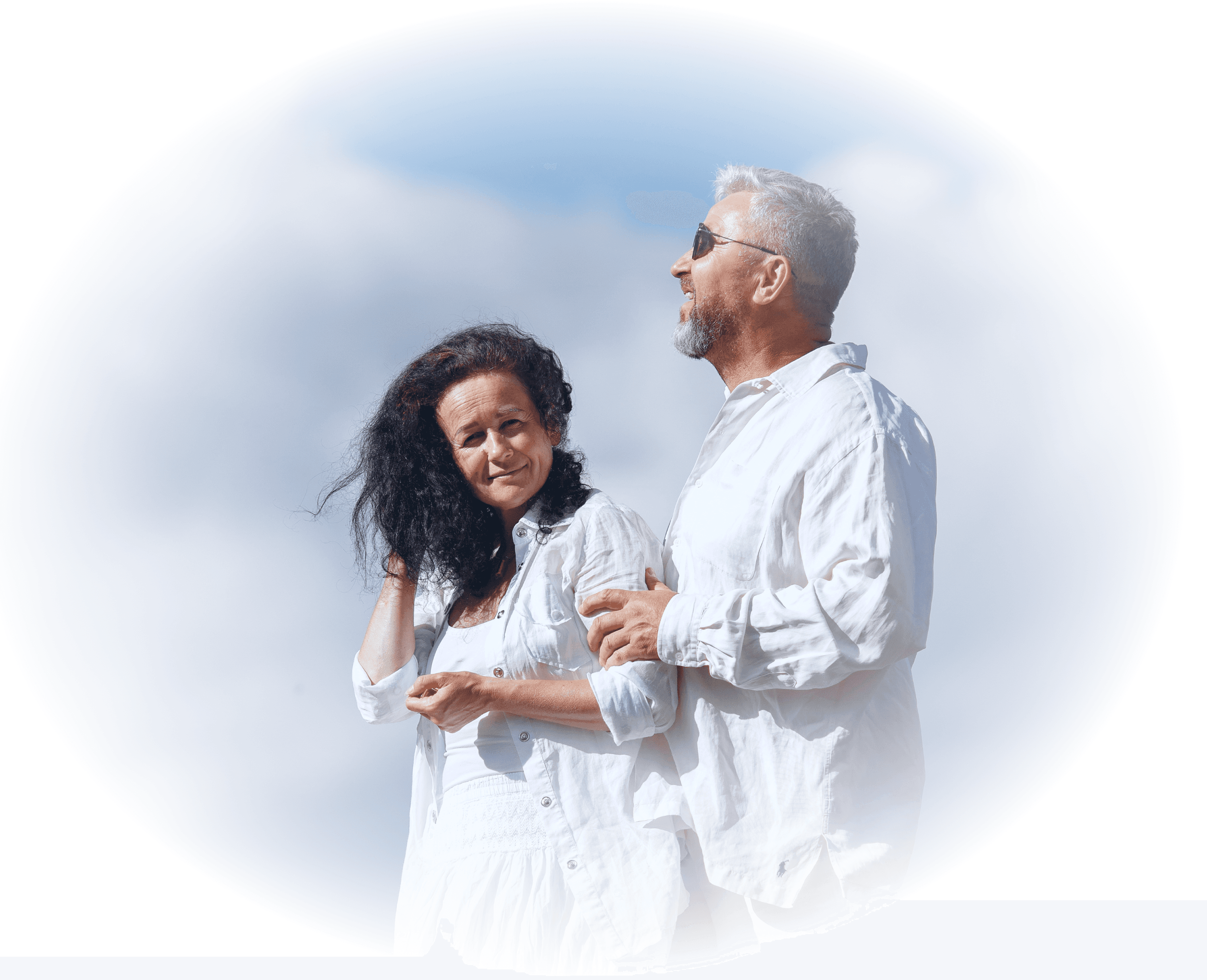 An older couple together