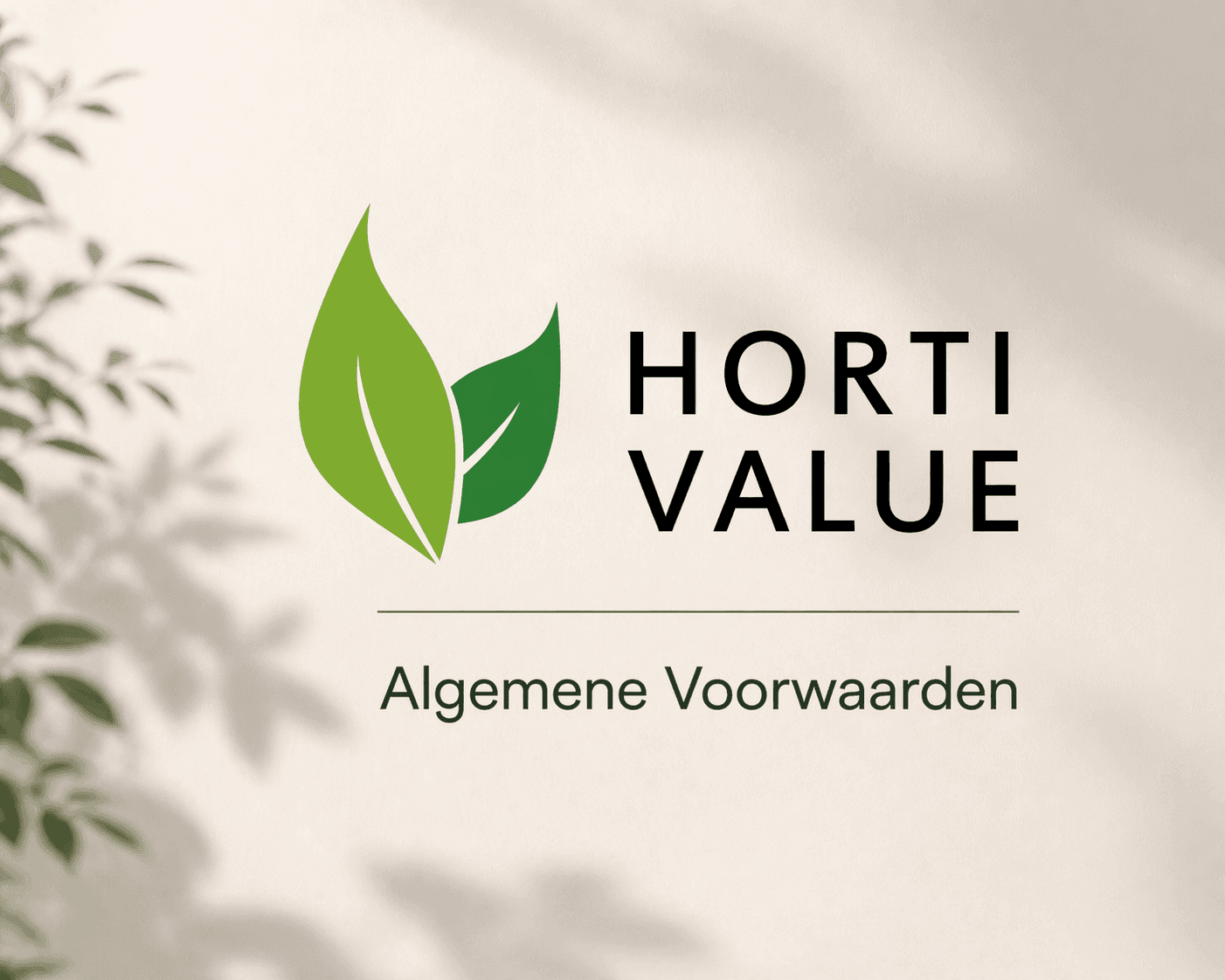 Algemene voorwaarden Horti Value
