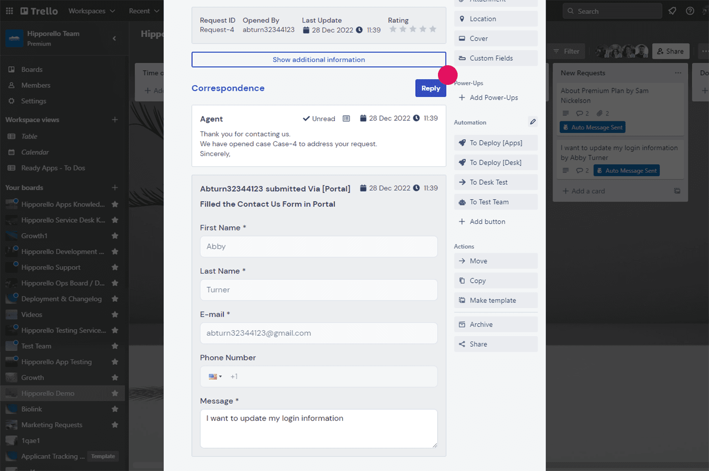 Form to Trello Card