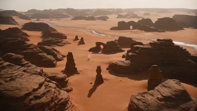 Photorealistic Sandworm Hunt Short Film