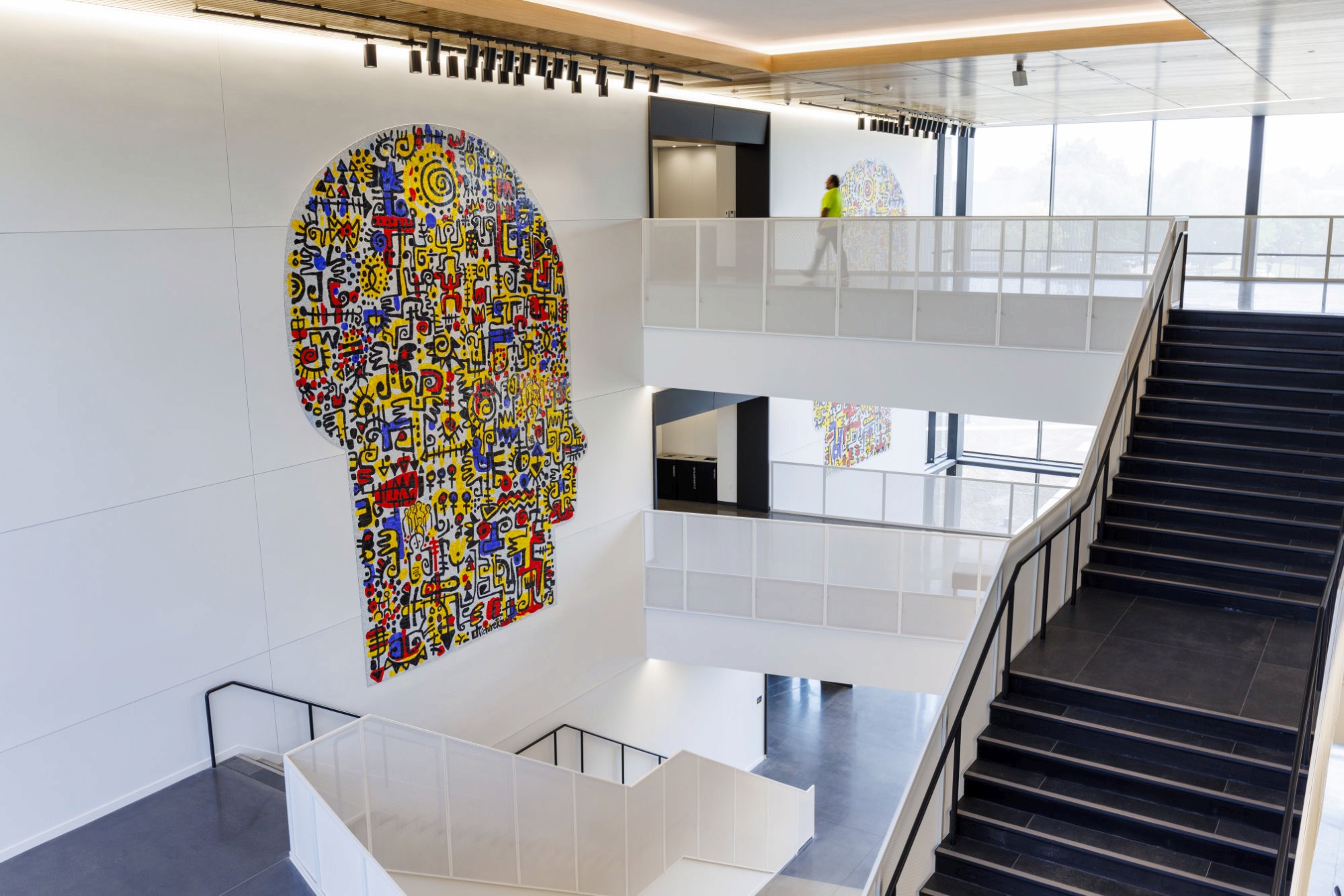 "Conversation" Bowie State University. 18 feet wide by 15 feet high. 