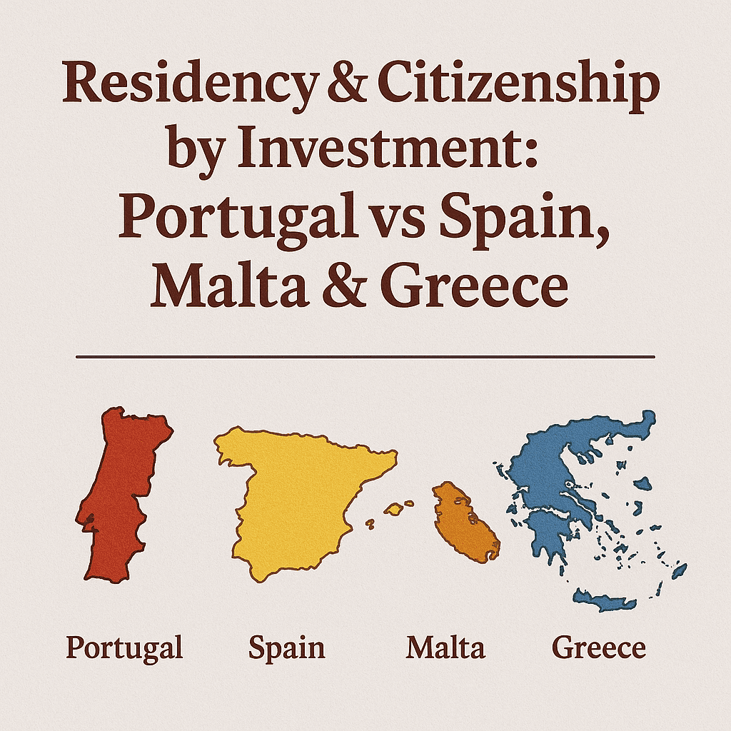 Golden Visa Funds Portugal - Portugal vs Spain, Malta & Greece