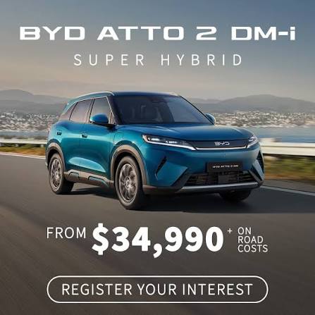 BYD register your interest vehicle launch advertisement