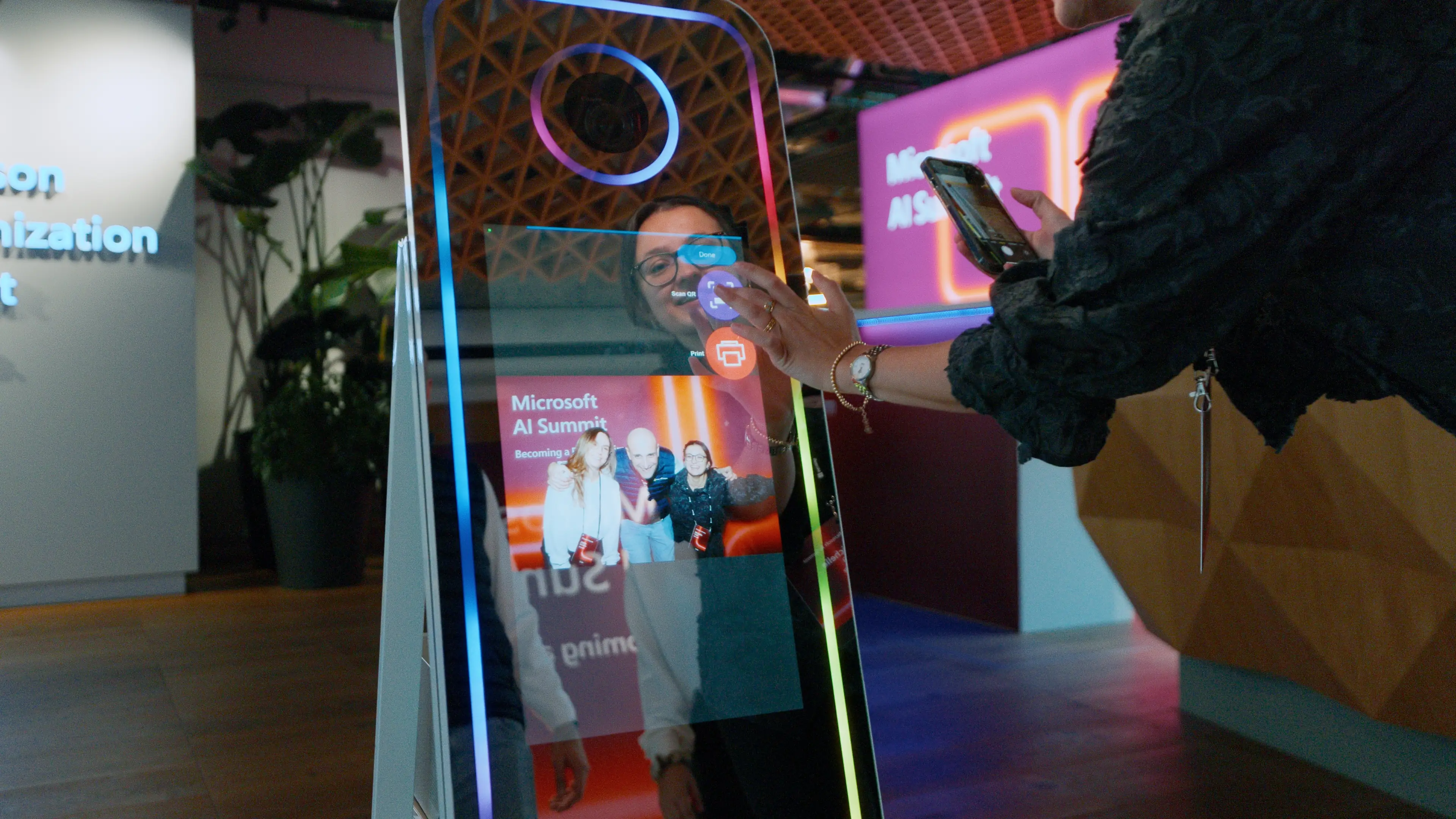 Streetside billboard with flyposters of the Batch.Works brand and illustrations