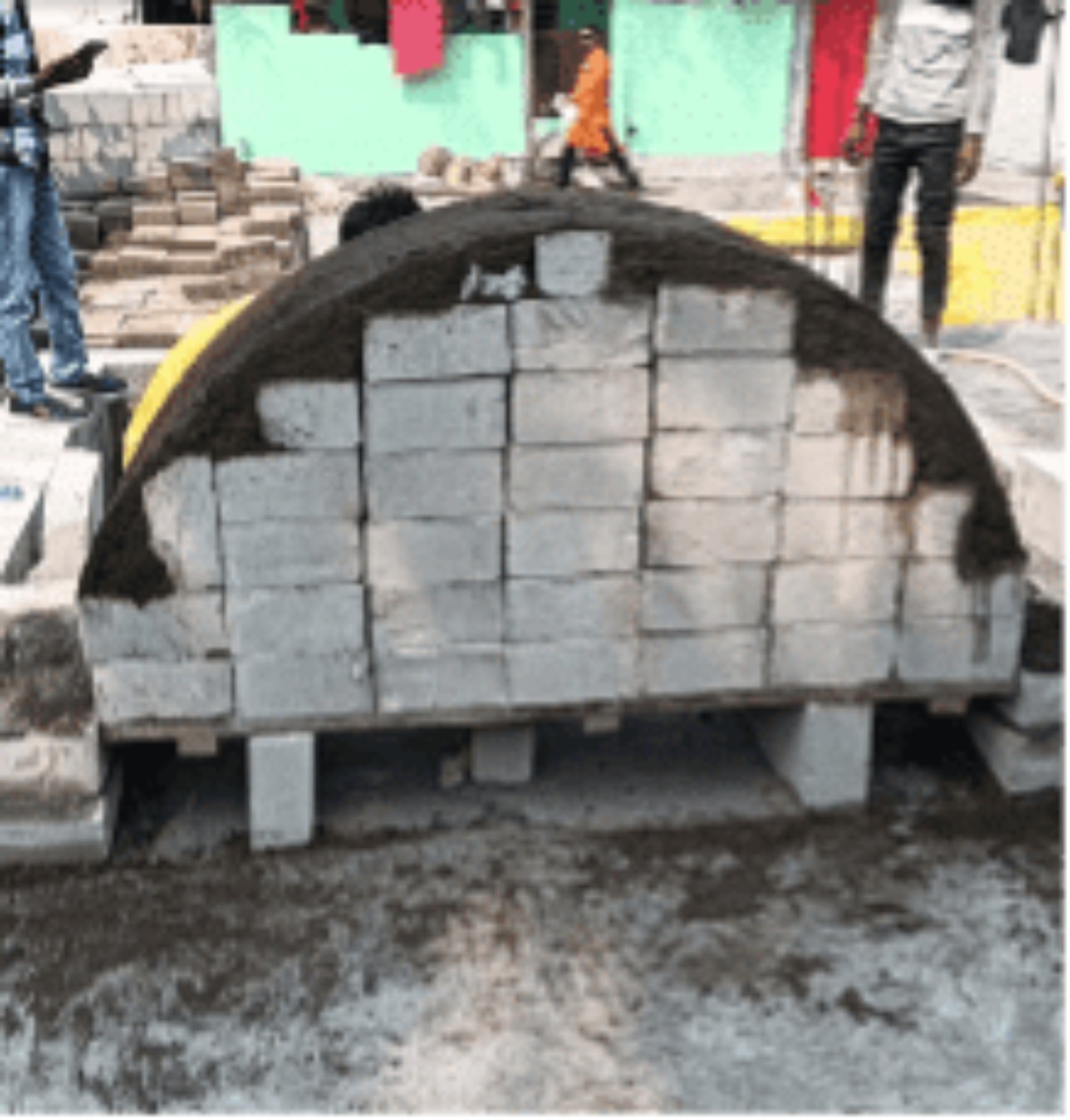 Brick arch forming curve 1