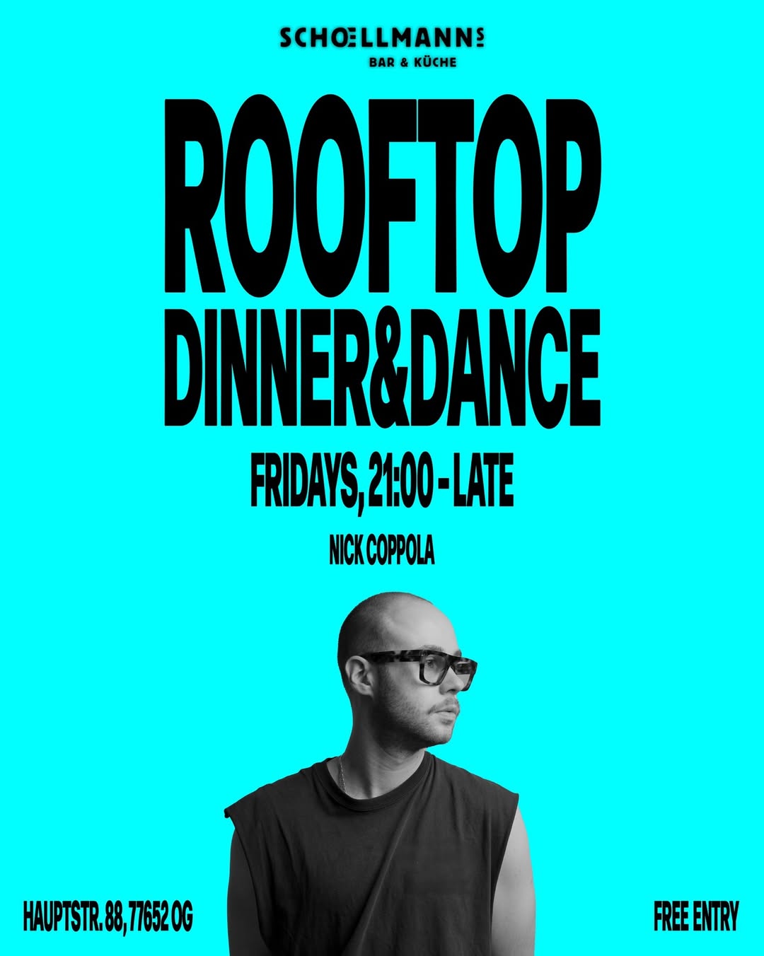 Schöllmanns Rooftop Dinner & Dance Party