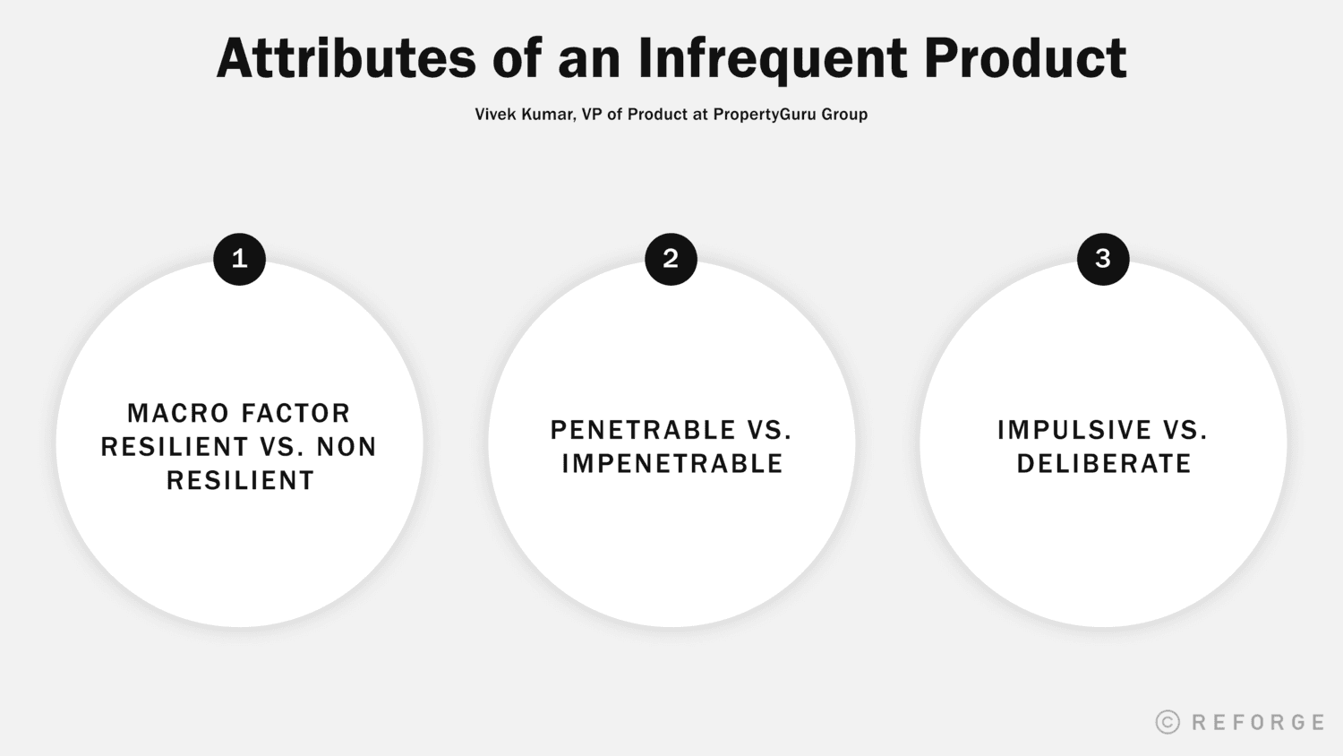 Attributes of an Infrequent Product