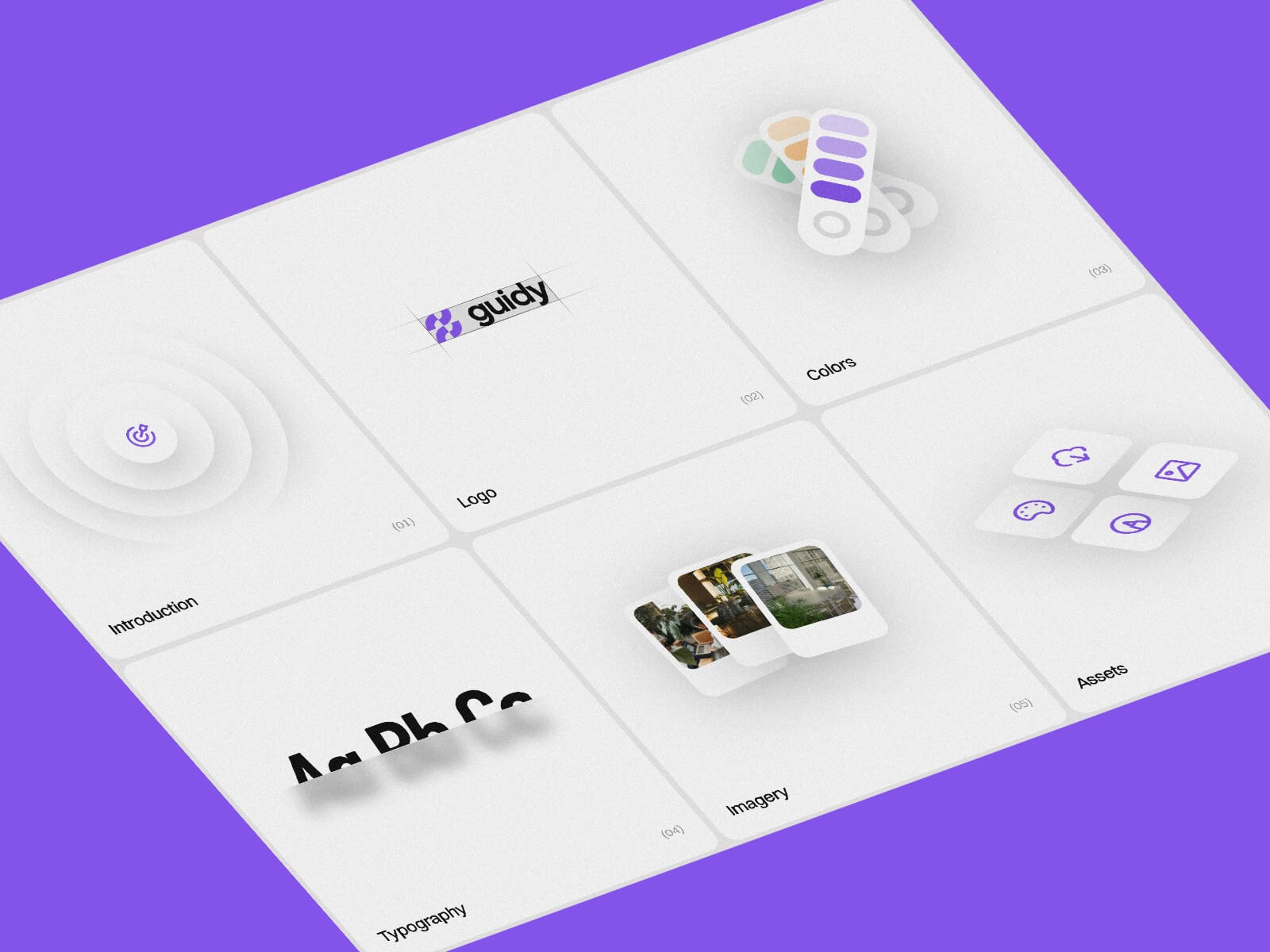 Categories Brand Book template
