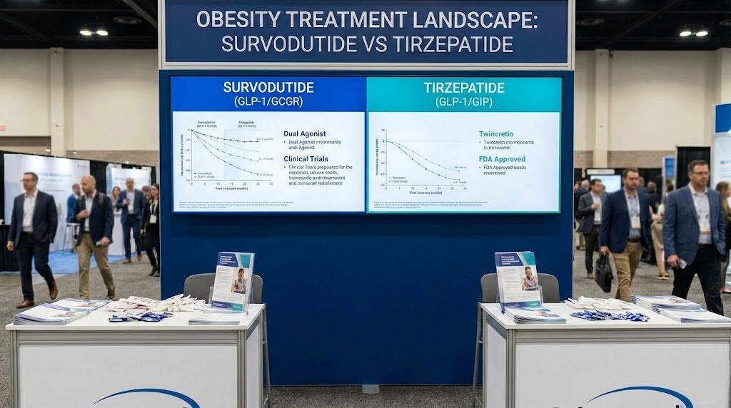 Survodutide vs tirzepatide