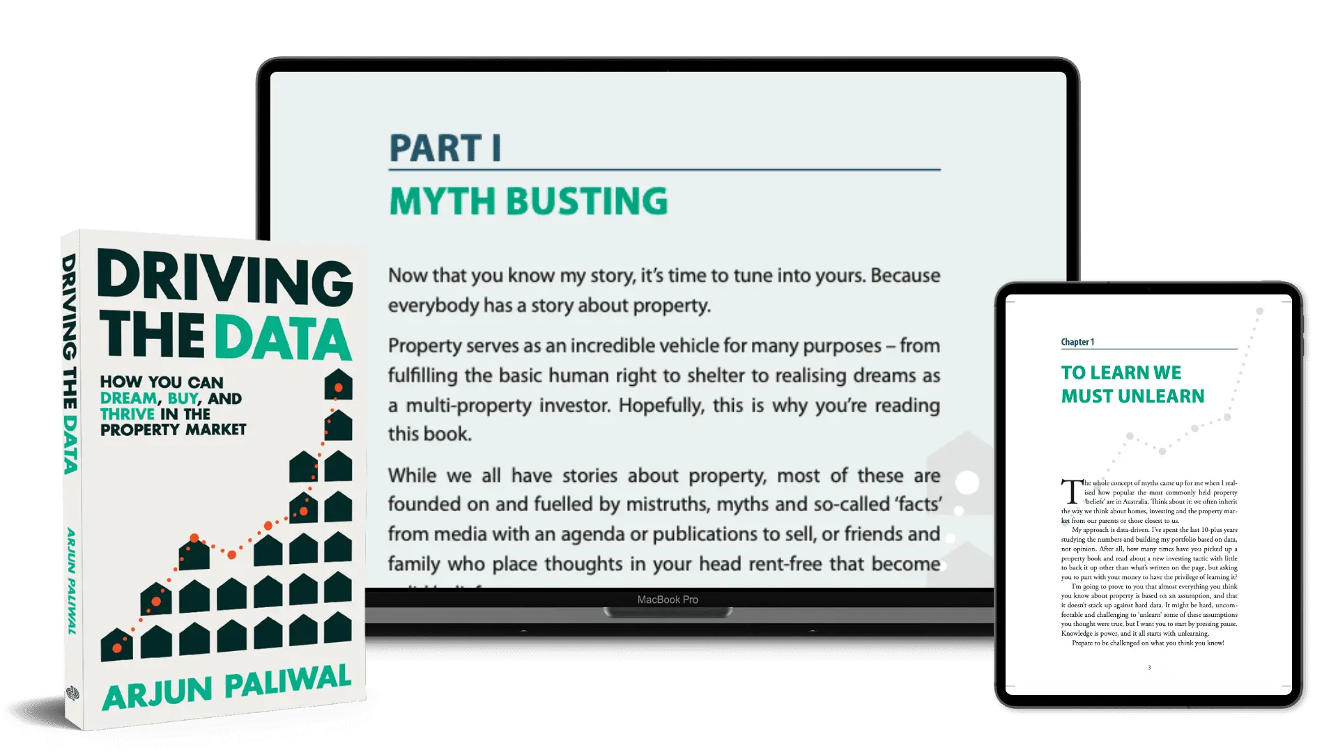 Driving the Data book and tablet with text