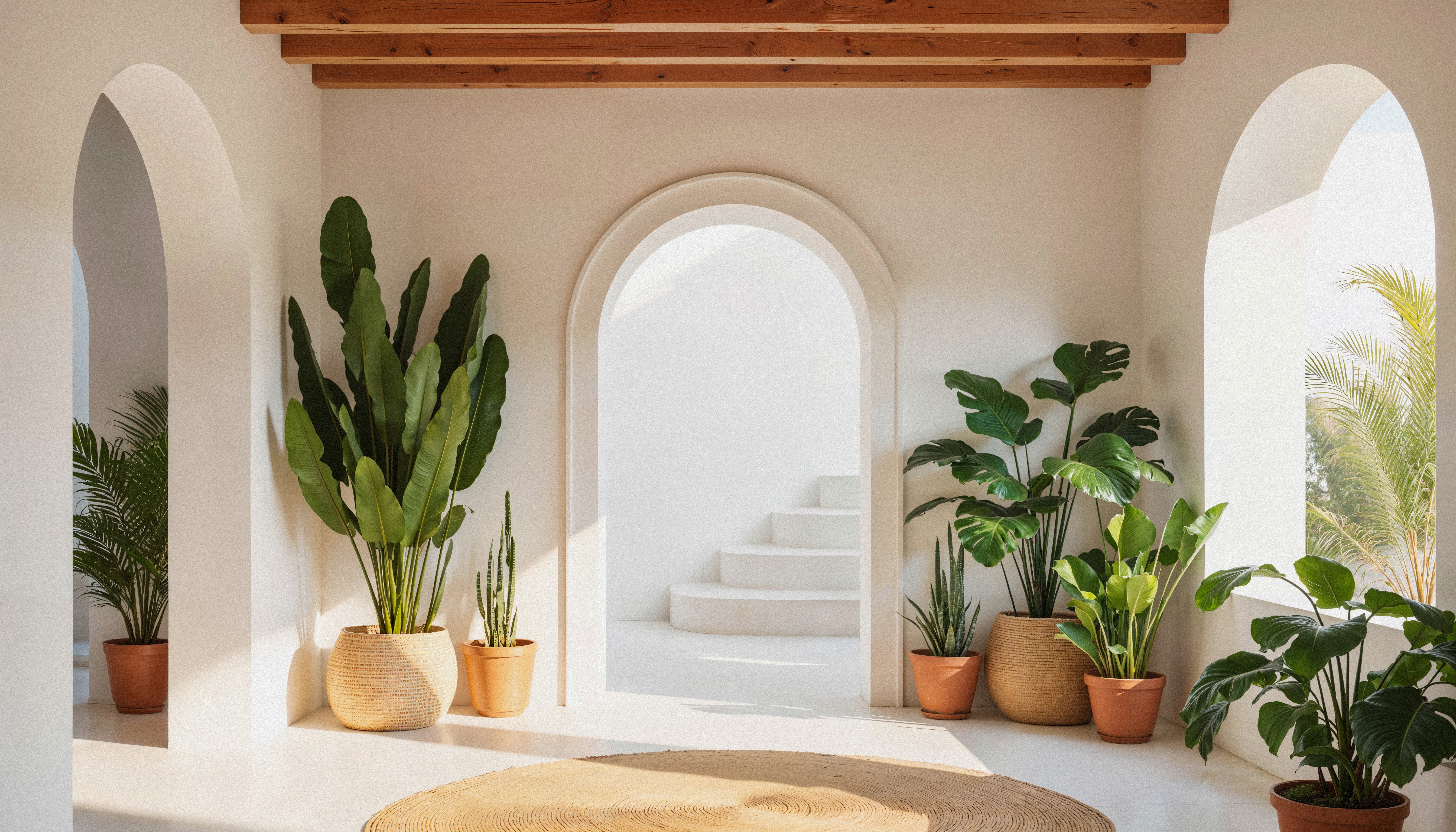 Luxurious marble living room with blue and gold.