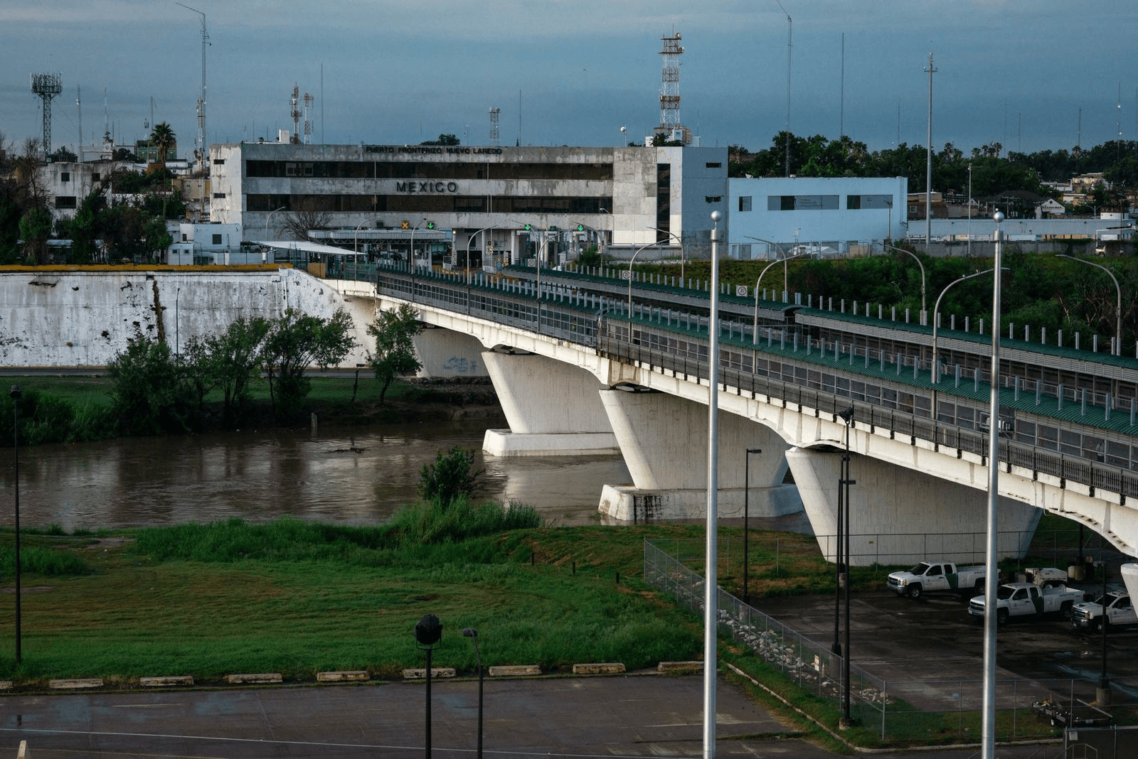 Nuevo Laredo and the Gateway to the Americas International Bridge as seen from the Laredo's side of the Rio Grande. Professionals here are well-acquainted with the complex realities of border life. Yet a deep connection to the place they call home motivated them to serve South Texas.