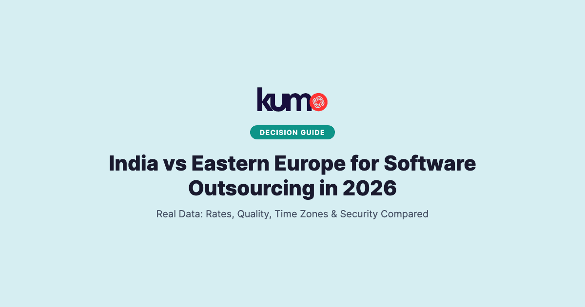 India vs Eastern Europe for Software Outsourcing