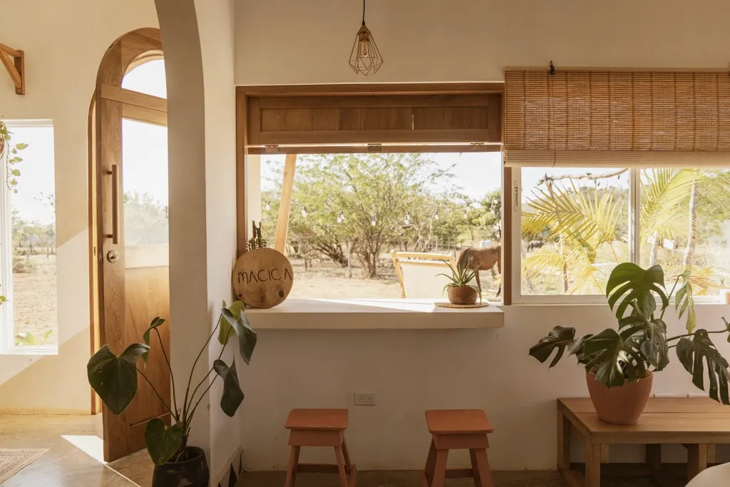 Casa Macica custom beach house by Costa Architecture, Popoyo Nicaragua —interior detail