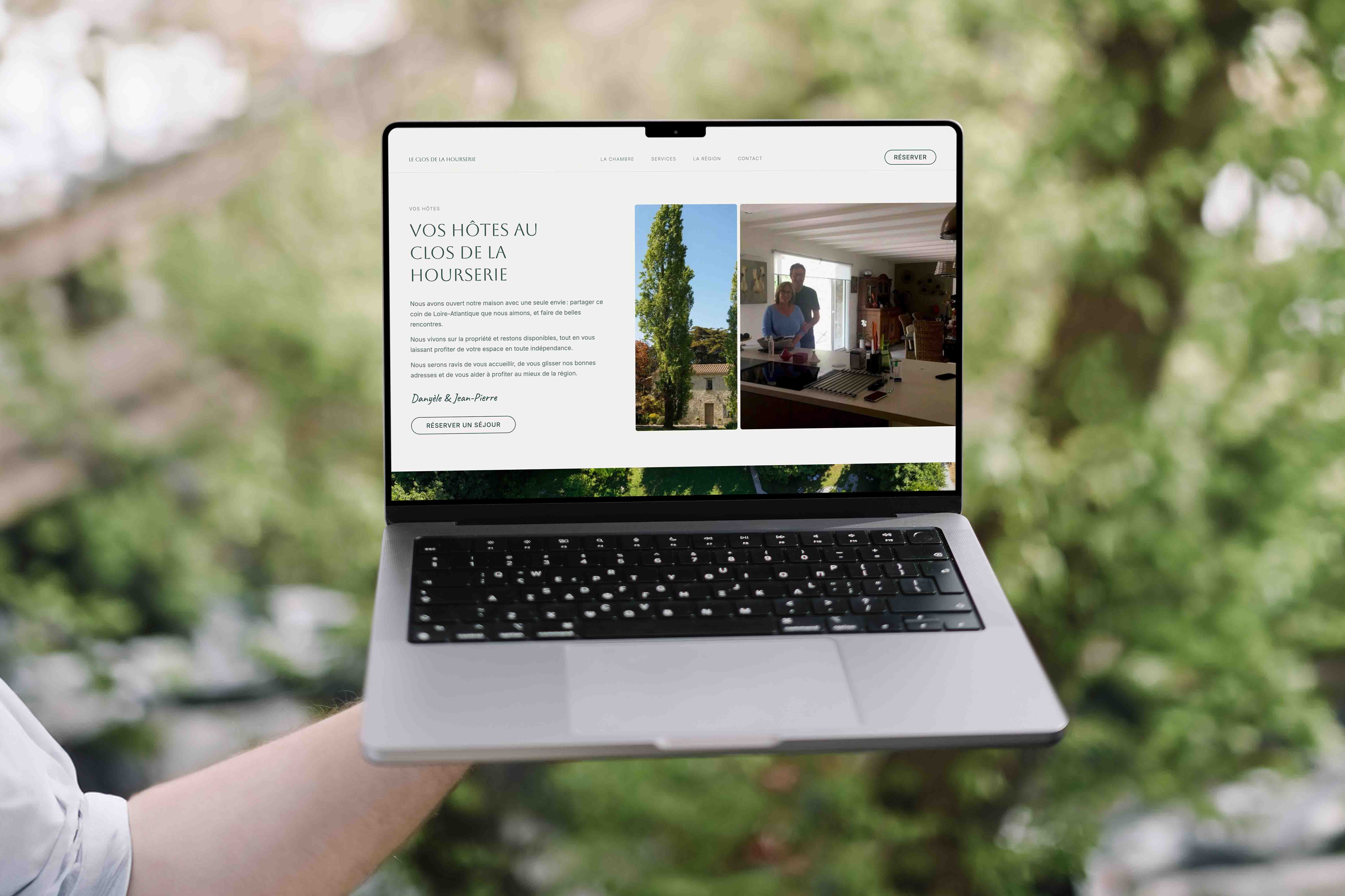 mockup de la section Vos Hotes