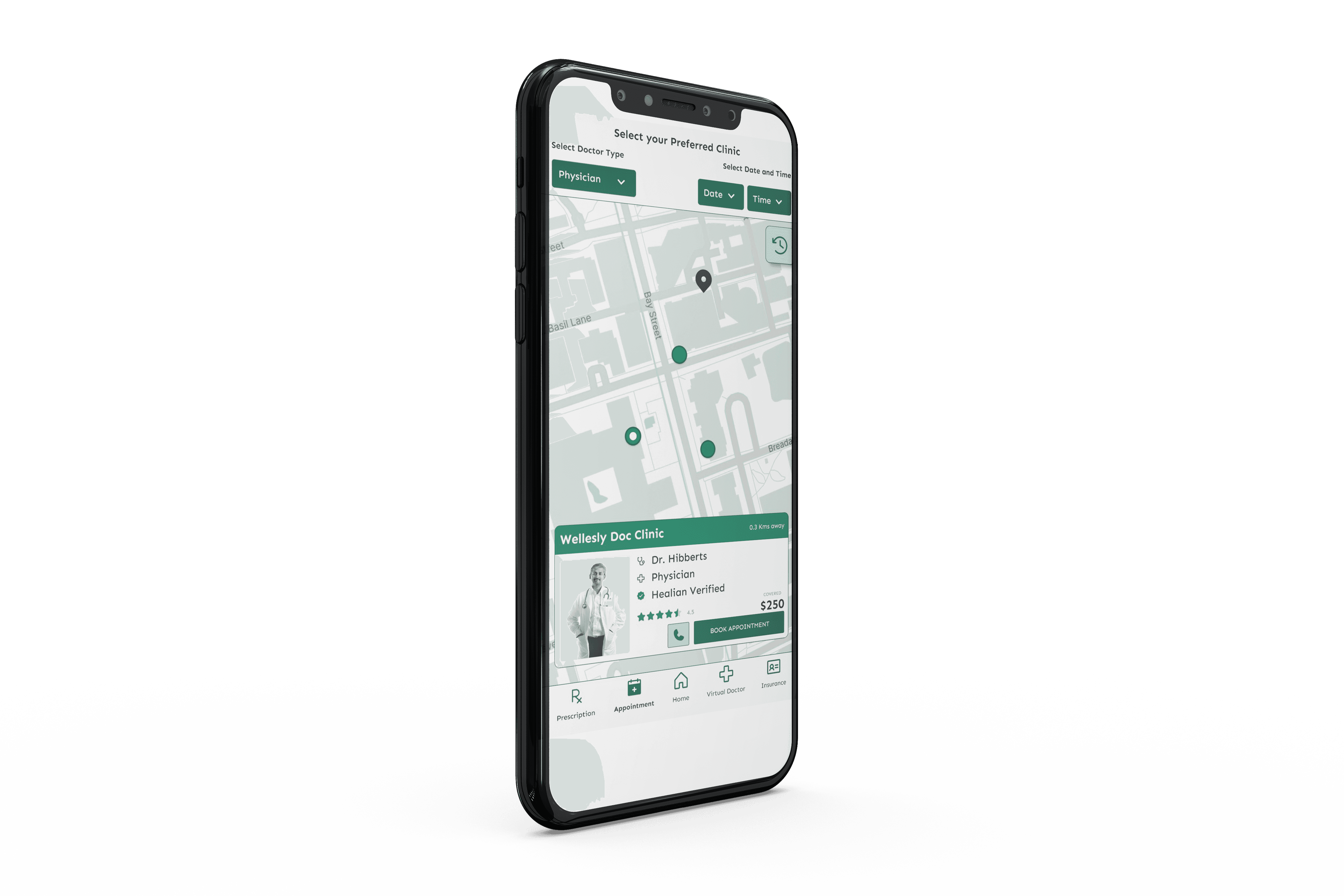 Minimalist coffee can design in hand – black and white packaging with bold typography