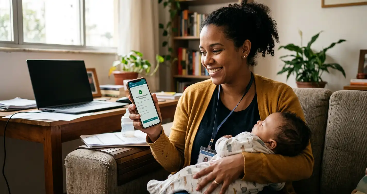 Solicitando o auxílio maternidade