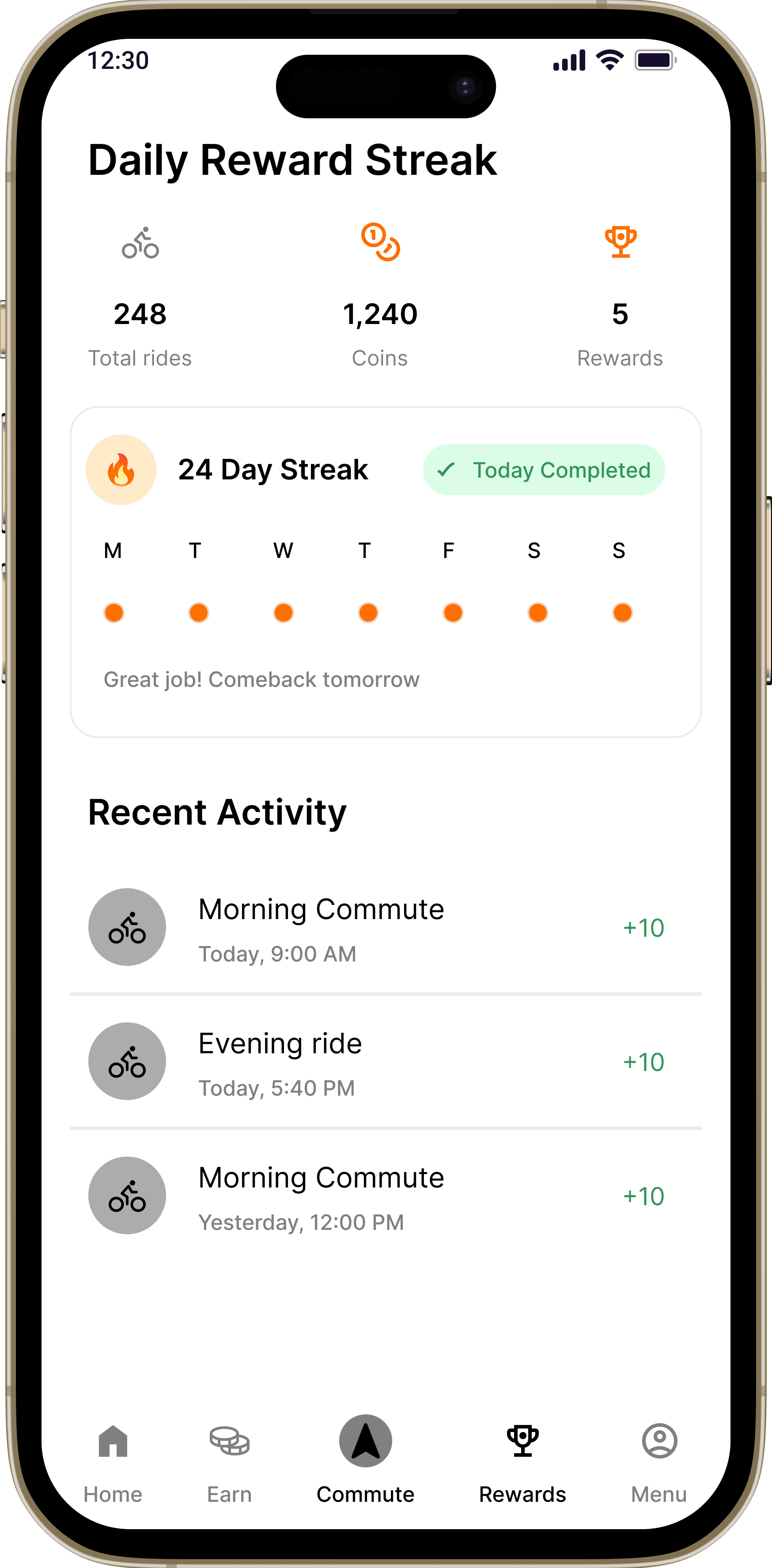 Streak Screen